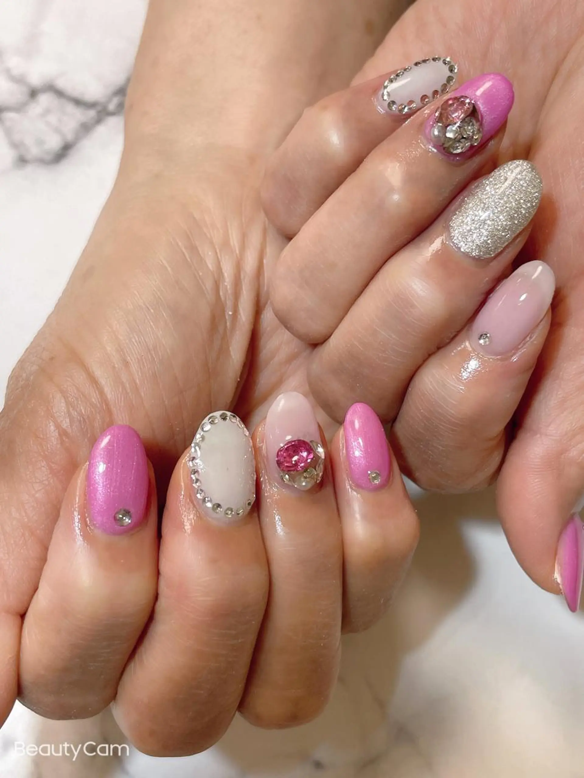 ネイル ピンク private salon NIKOのネイルデザイン