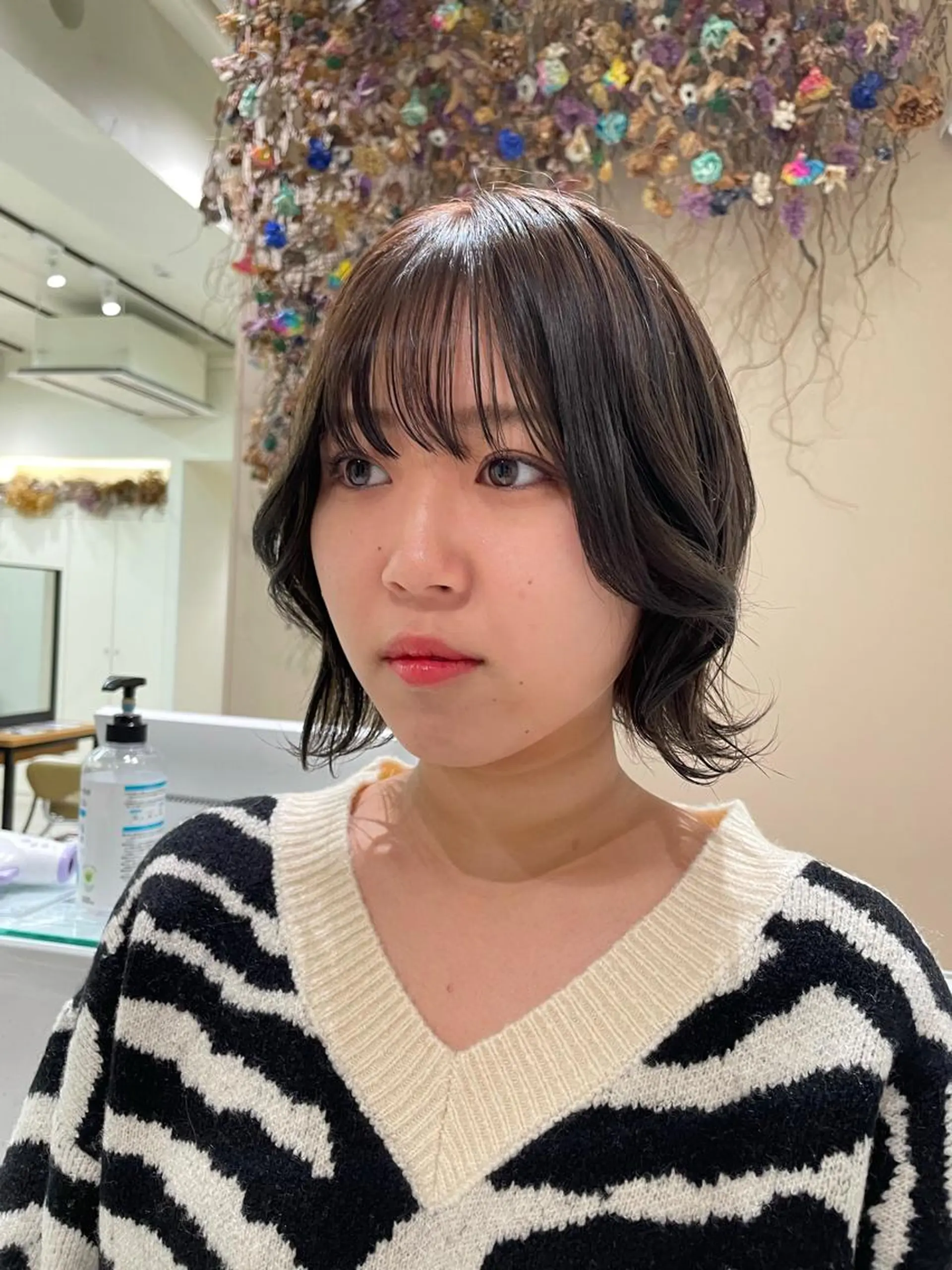 ショート カラー ハイトーン/暖色/ 眉/メイク/Rinaのヘアスタイル