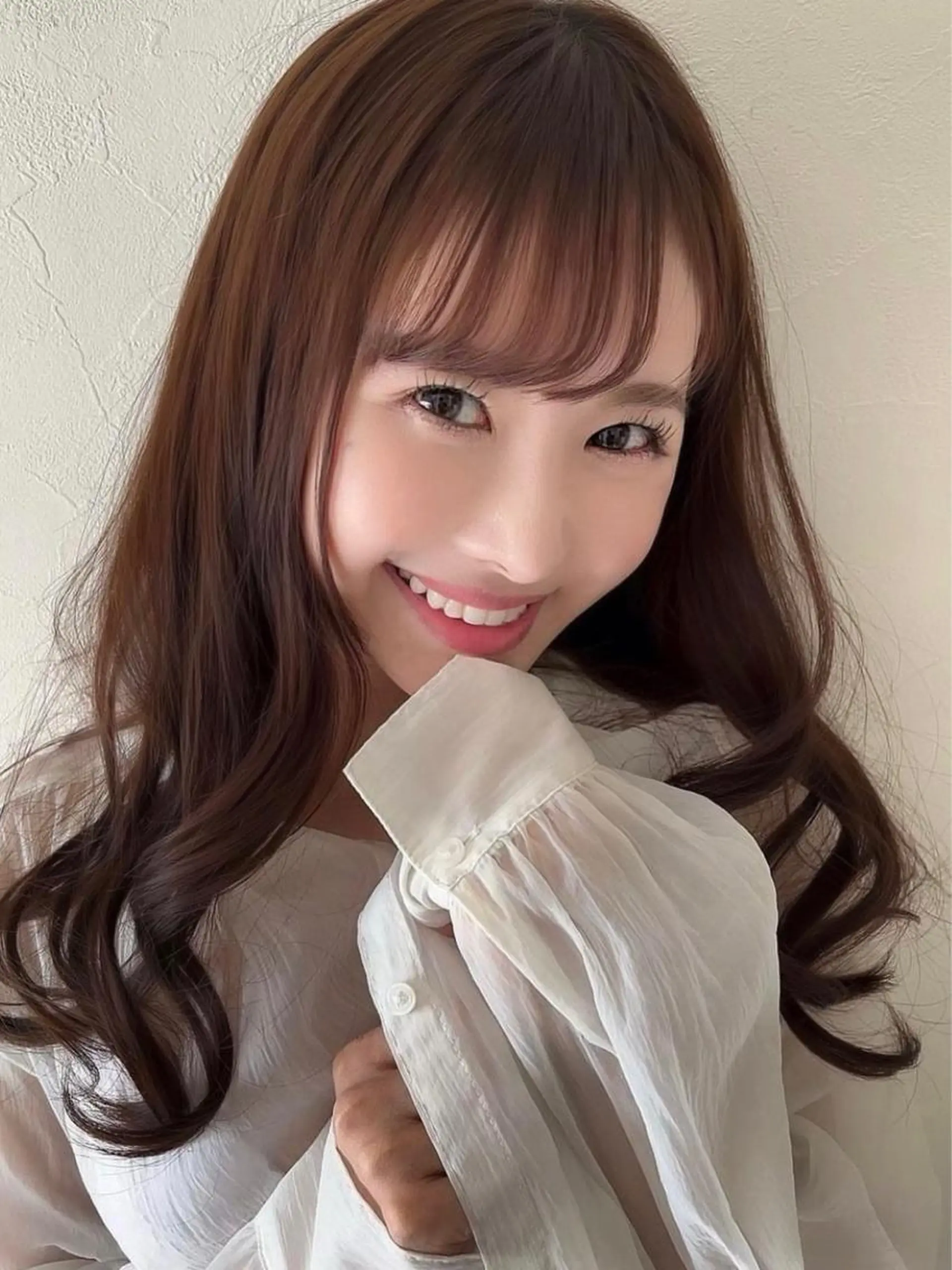 セミロング カラー パーマ ヘアアレンジ 結婚式・ブライダル アッシュ ベージュカラー 黒髪 ブリーチ 韓国ヘア×2way 🇰🇷和知拓郎のヘアスタイル