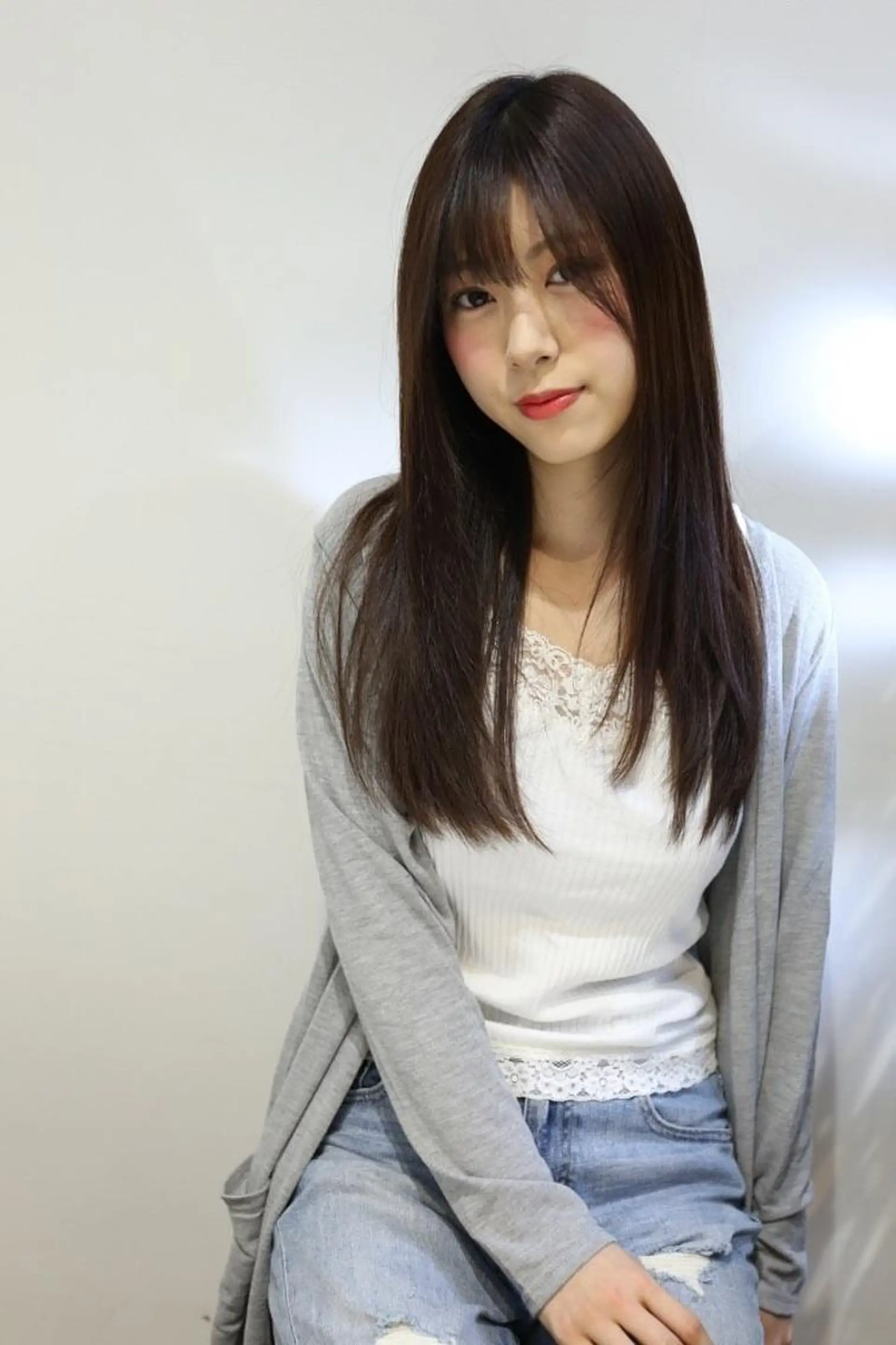 ロング カラー ヘアアレンジ ブリーチ/ヘアケア/ 艶髪/イギチハルのヘアスタイル