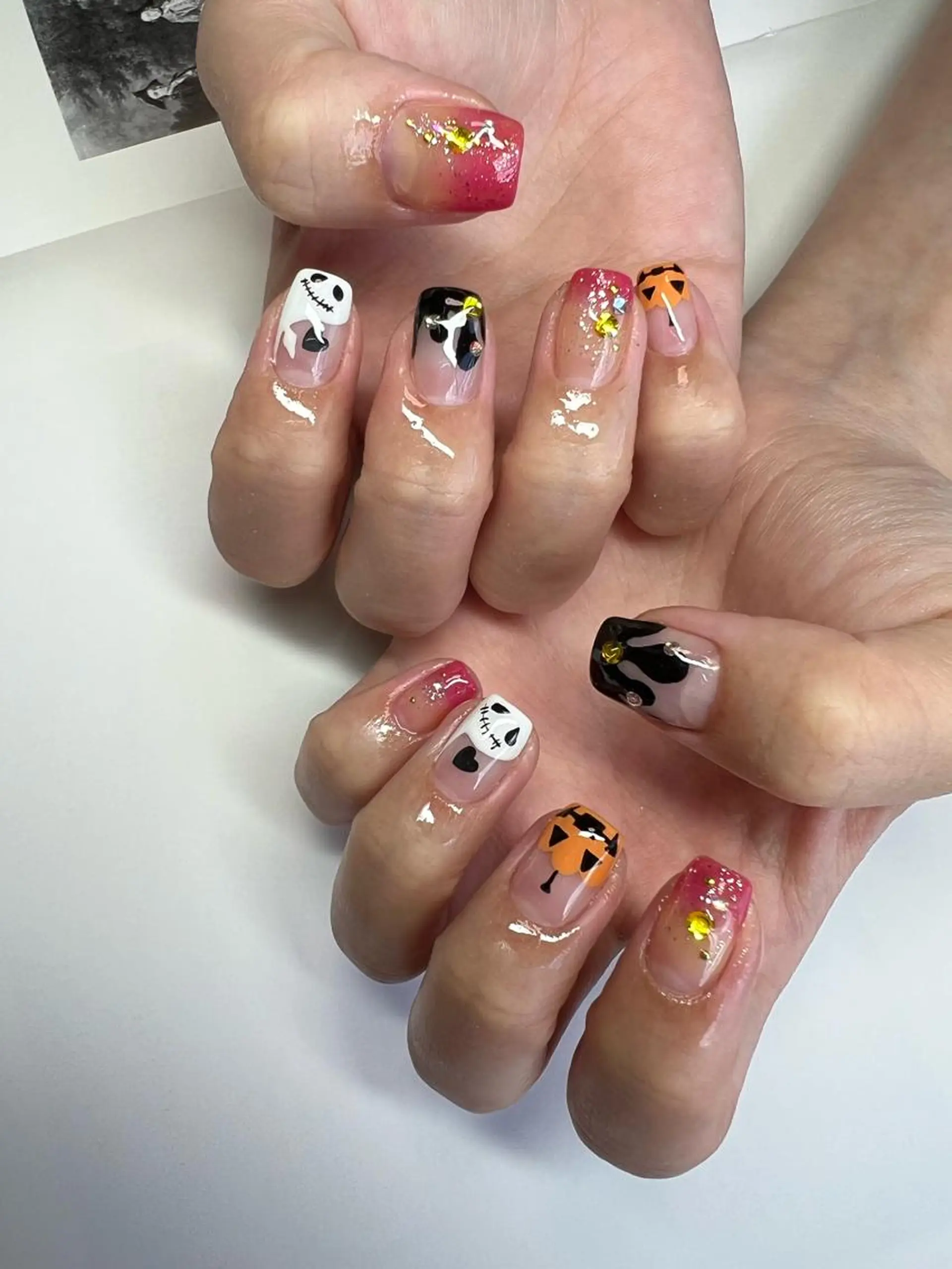 ネイル 黒葛原 めぐみのネイルデザイン