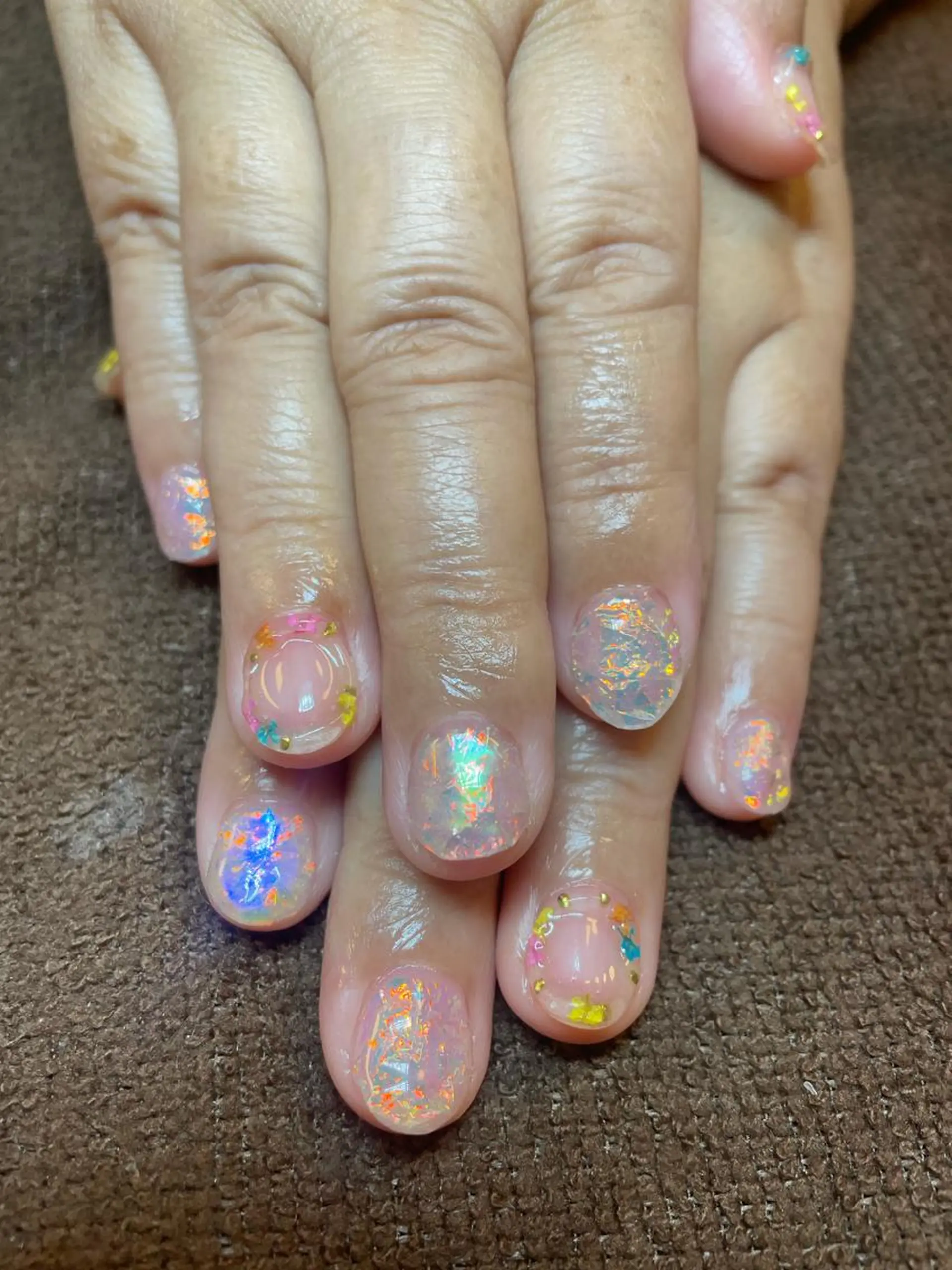 ネイル クリアネイル フラワーネイル M. KOTOMIのネイルデザイン