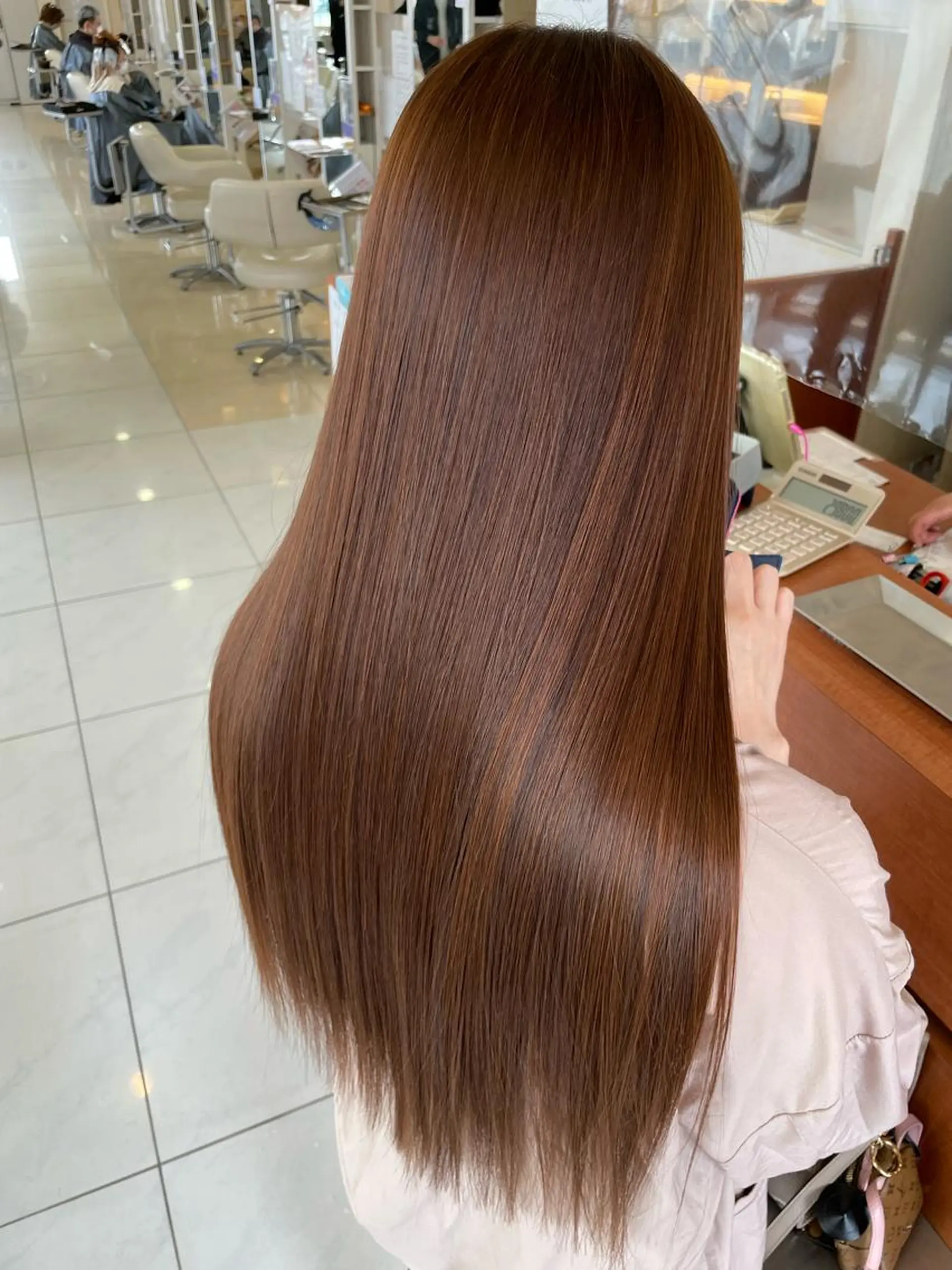 ロング カット ヘアカラー トリートメント 永井龍🫧金山🫧 徒歩1分🚶のヘアスタイル