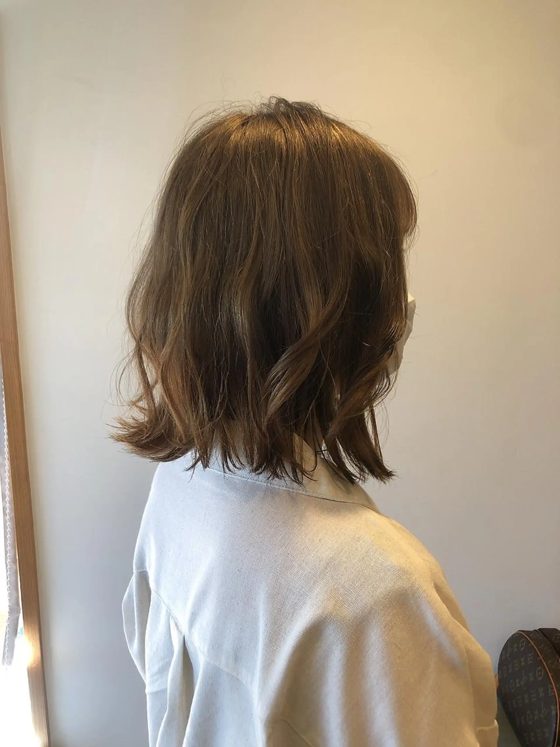 ミディアム カラー ヘアアレンジ 永井 亜実のヘアスタイル