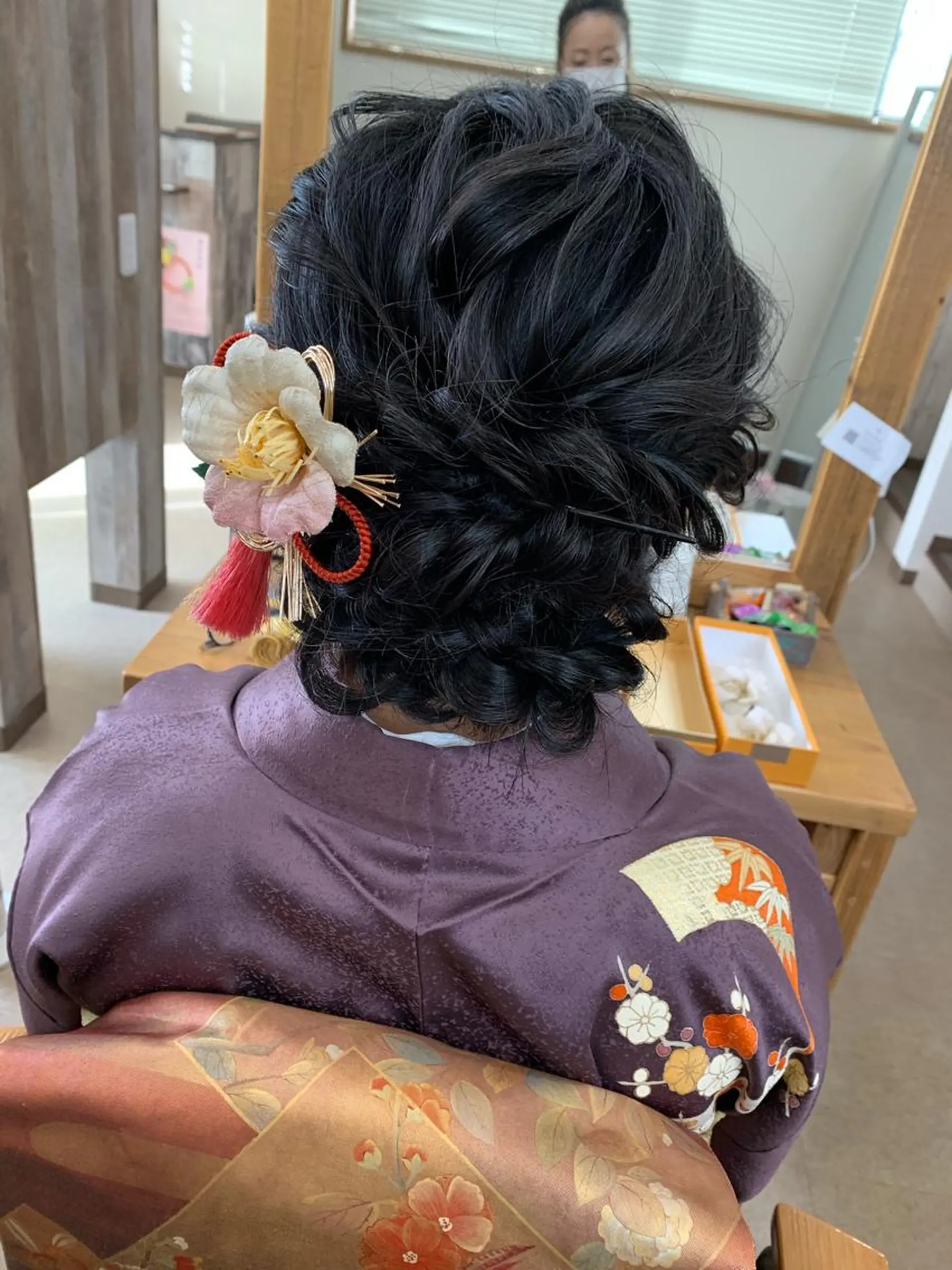 着付け Lona所属・新保 佳世のヘアスタイル