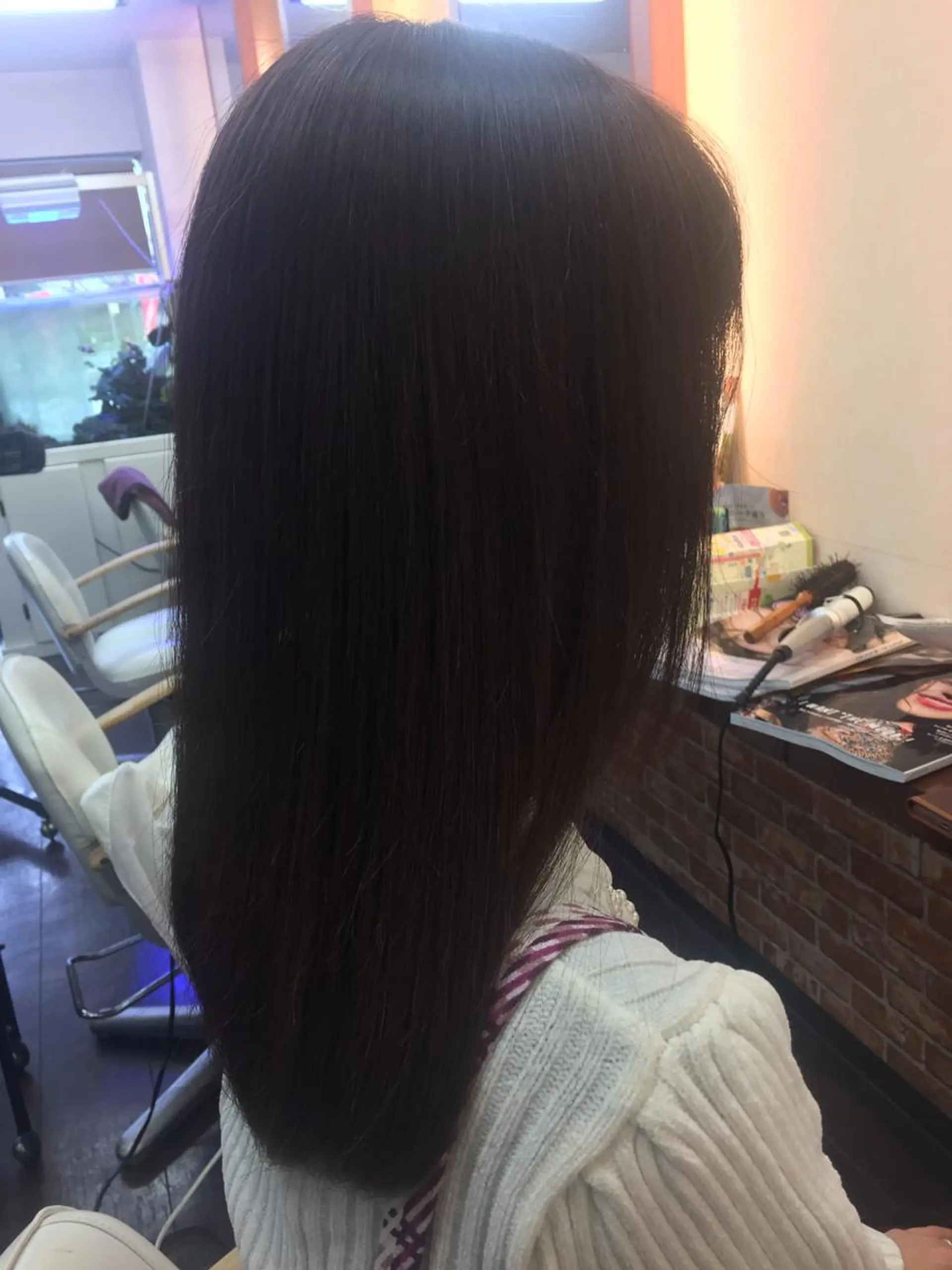 ロング パーマ 桧山 真のヘアスタイル