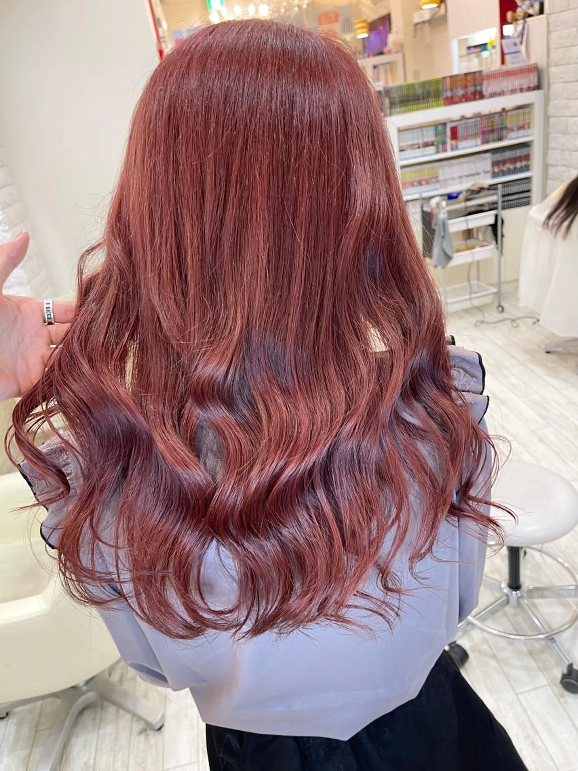 カラー ブリーチ ピンクカラー ヘアカラー 名古屋のピンク好き かずくん🦩のヘアスタイル