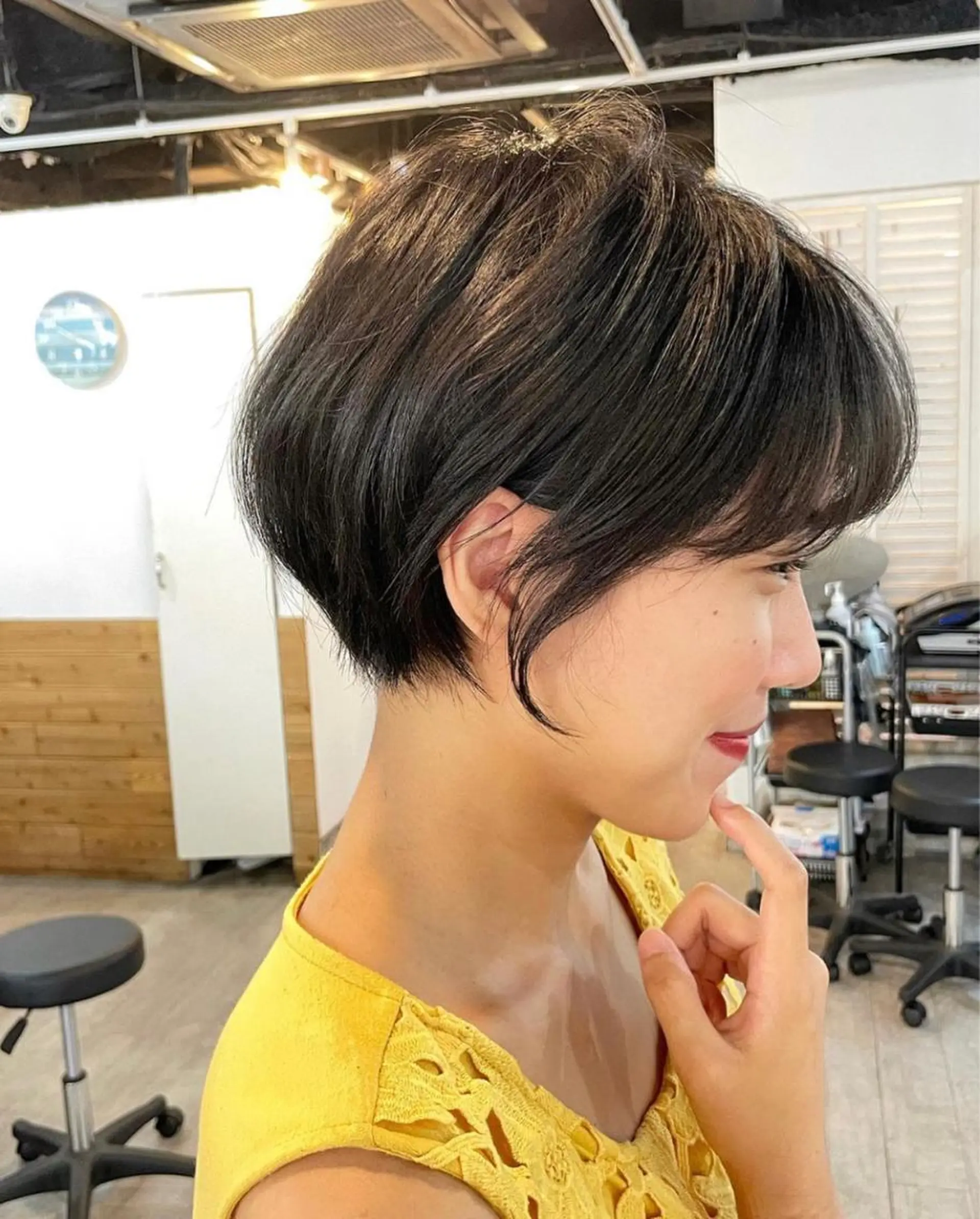 ショート カラー カット ヘアカラー le. pidorgeのヘアスタイル
