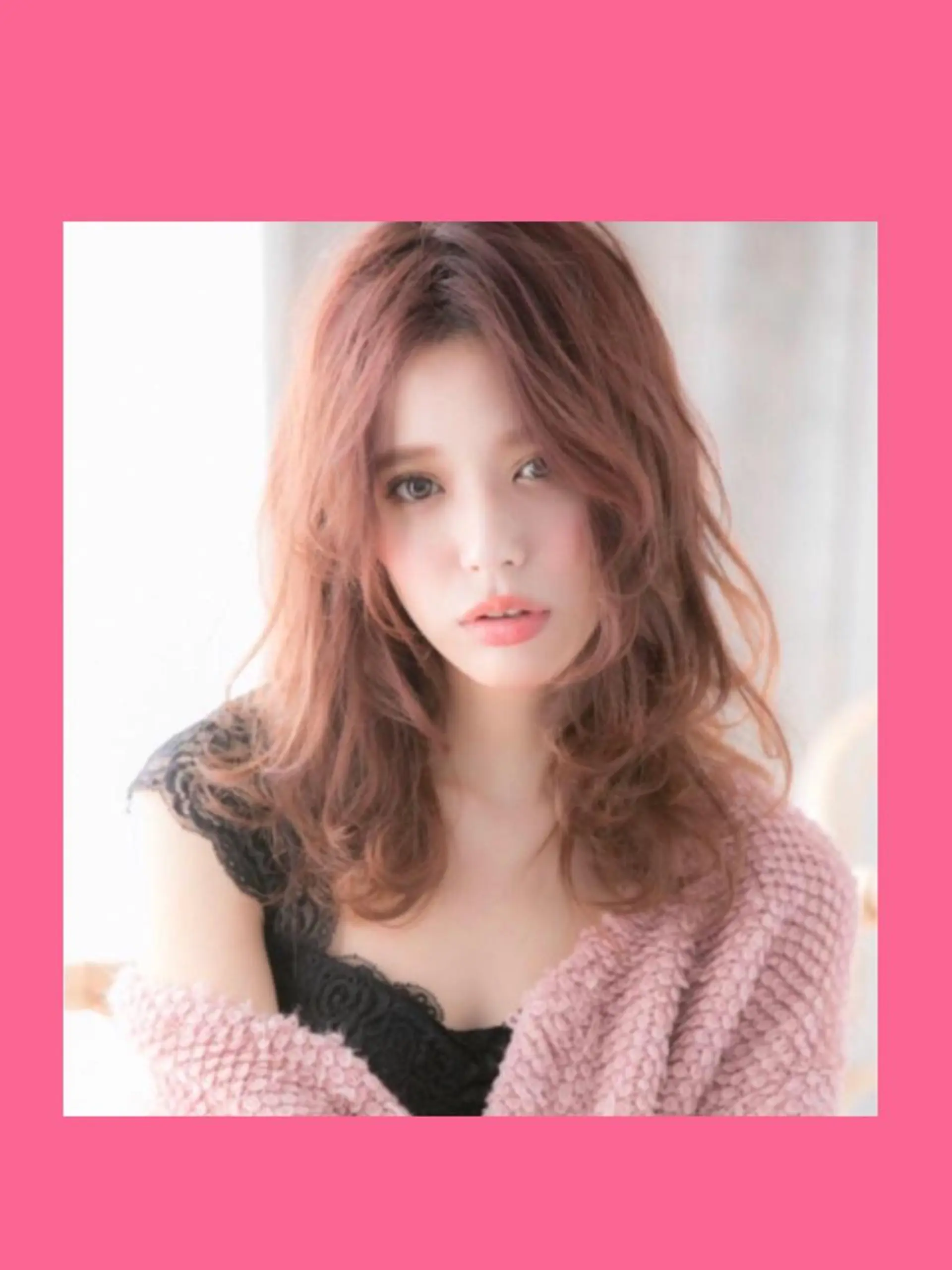 セミロング カラー hair salon Ranun髪質改善のヘアスタイル