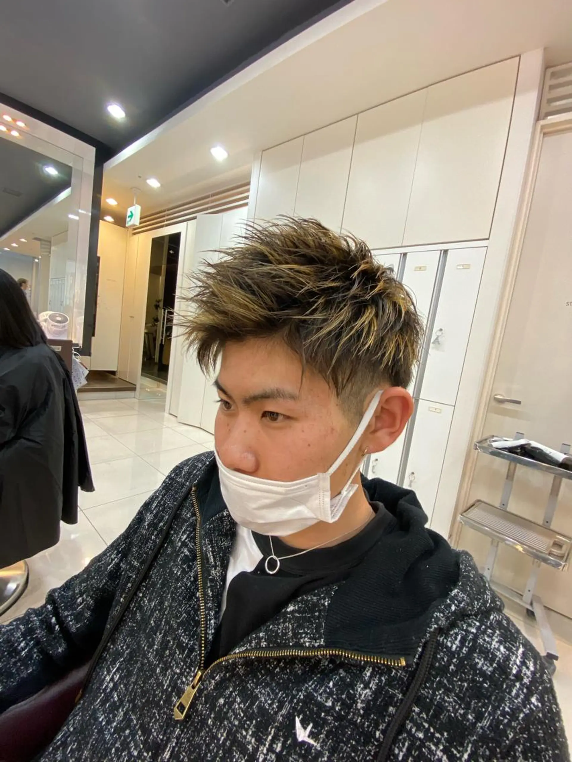 ショート カラー メンズ メンズサロン/戸塚駅 東口3分/冨田大輝のヘアスタイル