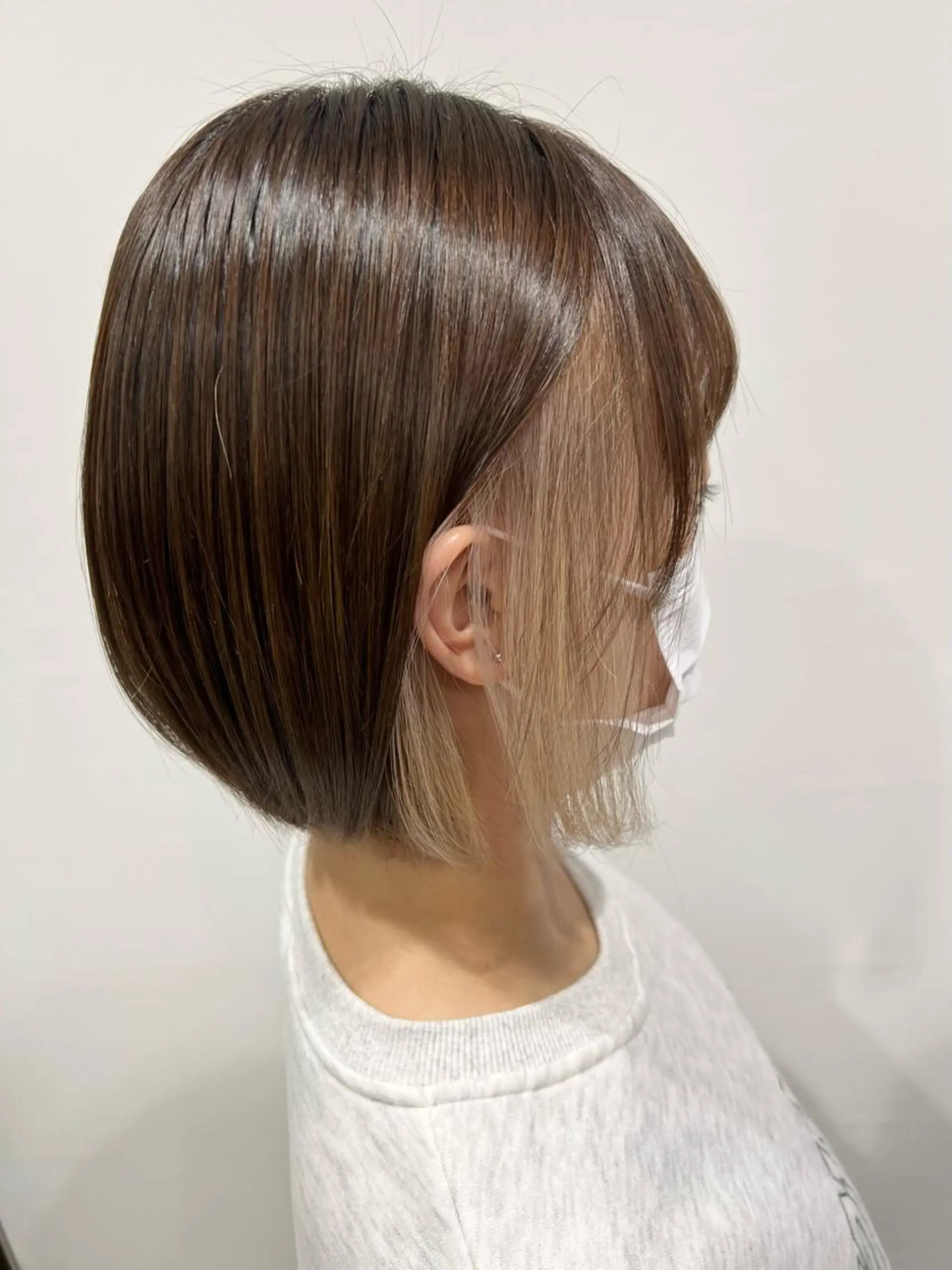 ショート カット ヘアカラー トリートメント 下條 真のヘアスタイル