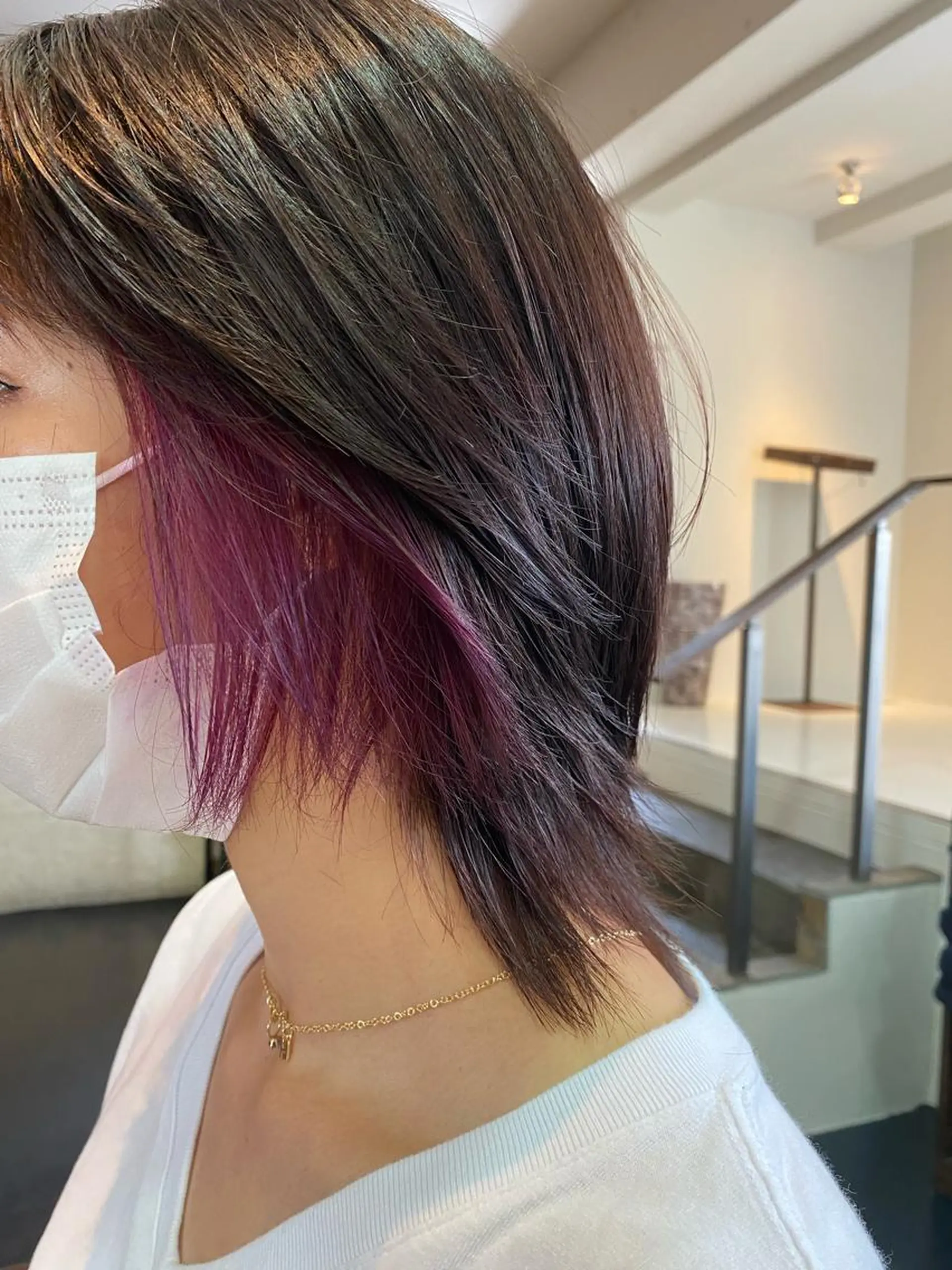 ミディアム カット ヘアカラー reFREO所属・ダメージレスカラー 髪質改善reFREOのヘアスタイル