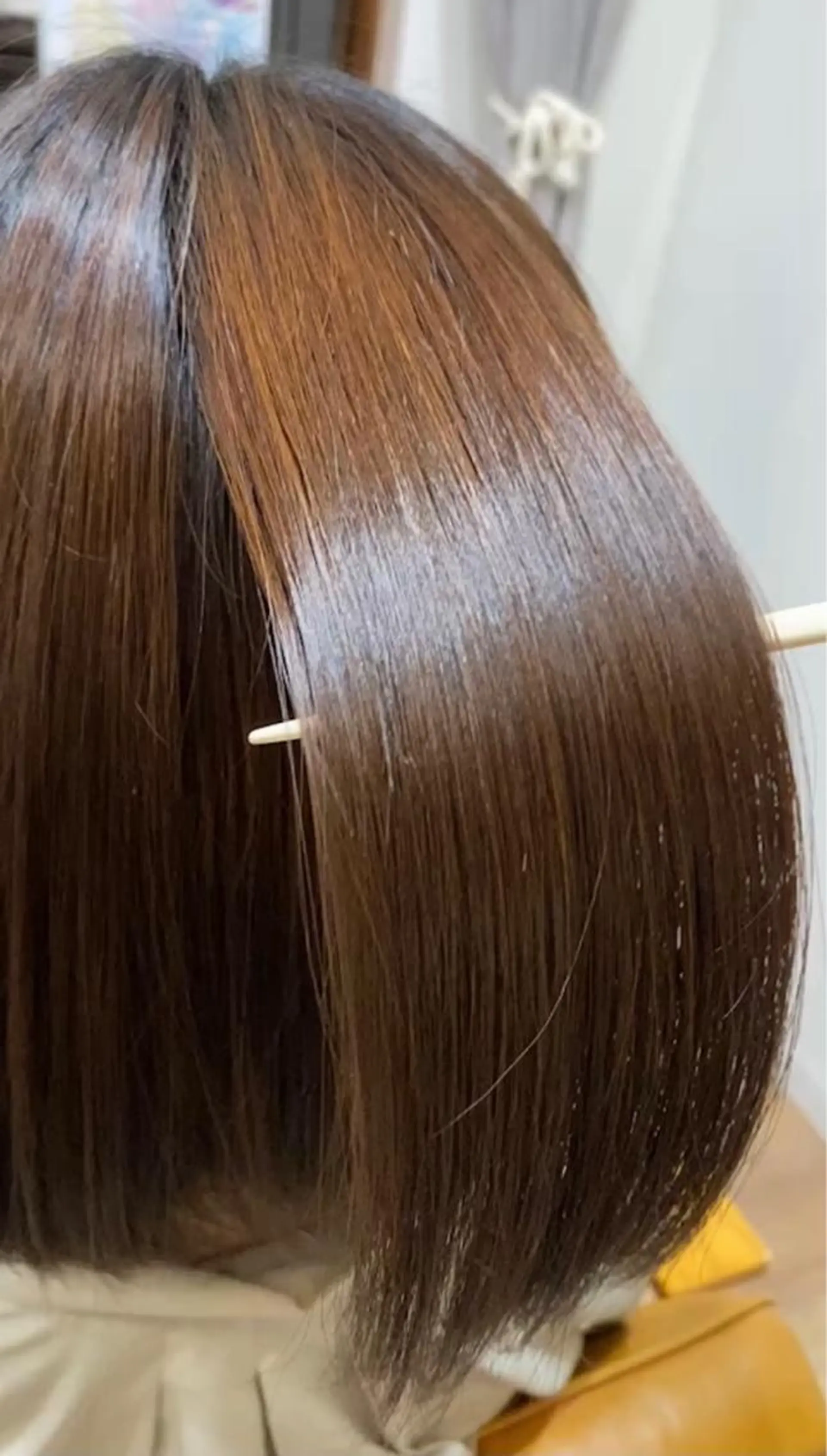 ミディアム 縮毛矯正 田中 美優のヘアスタイル