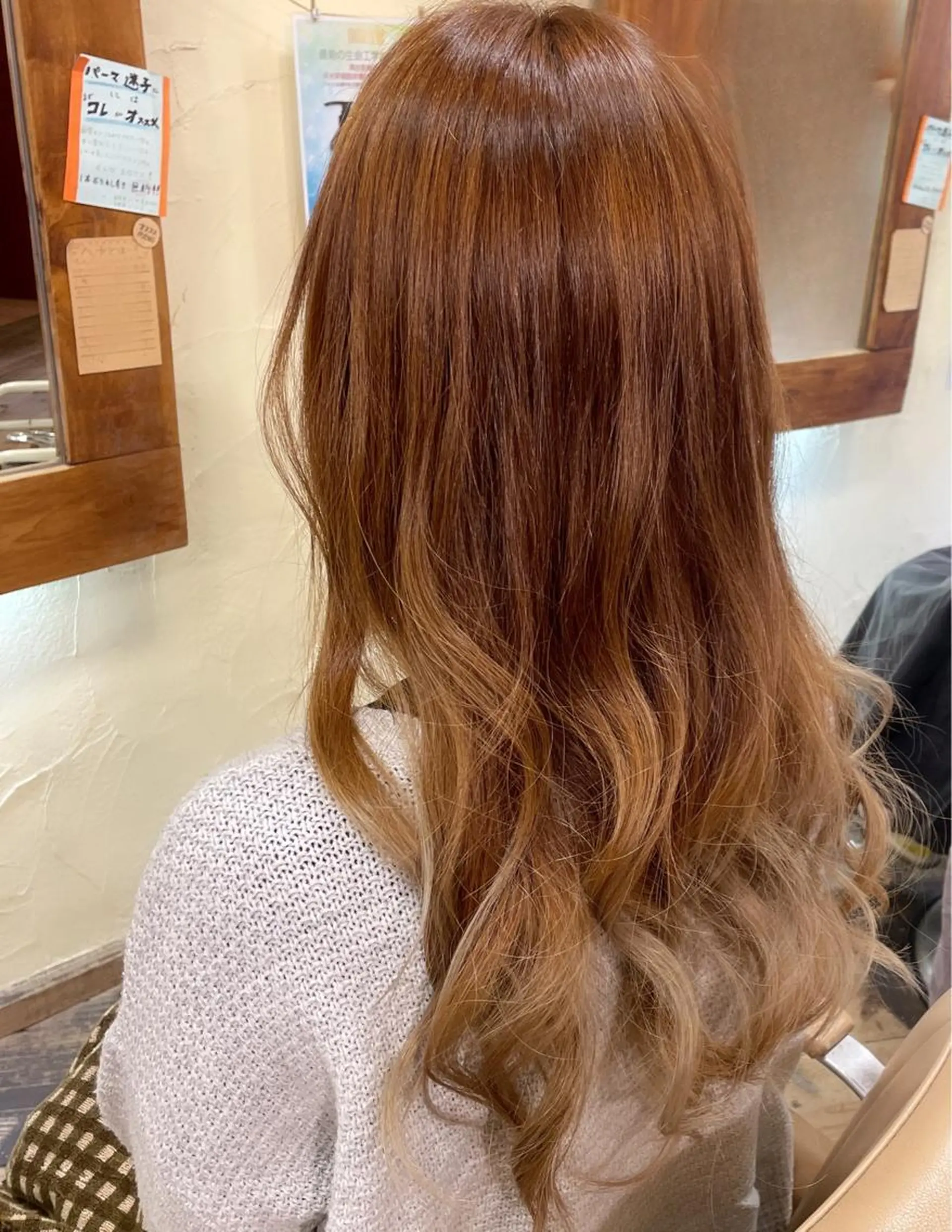 ロング カラー ダブルカラー グラデーションカラー カット ヘアカラー 大鹿 数馬のヘアスタイル