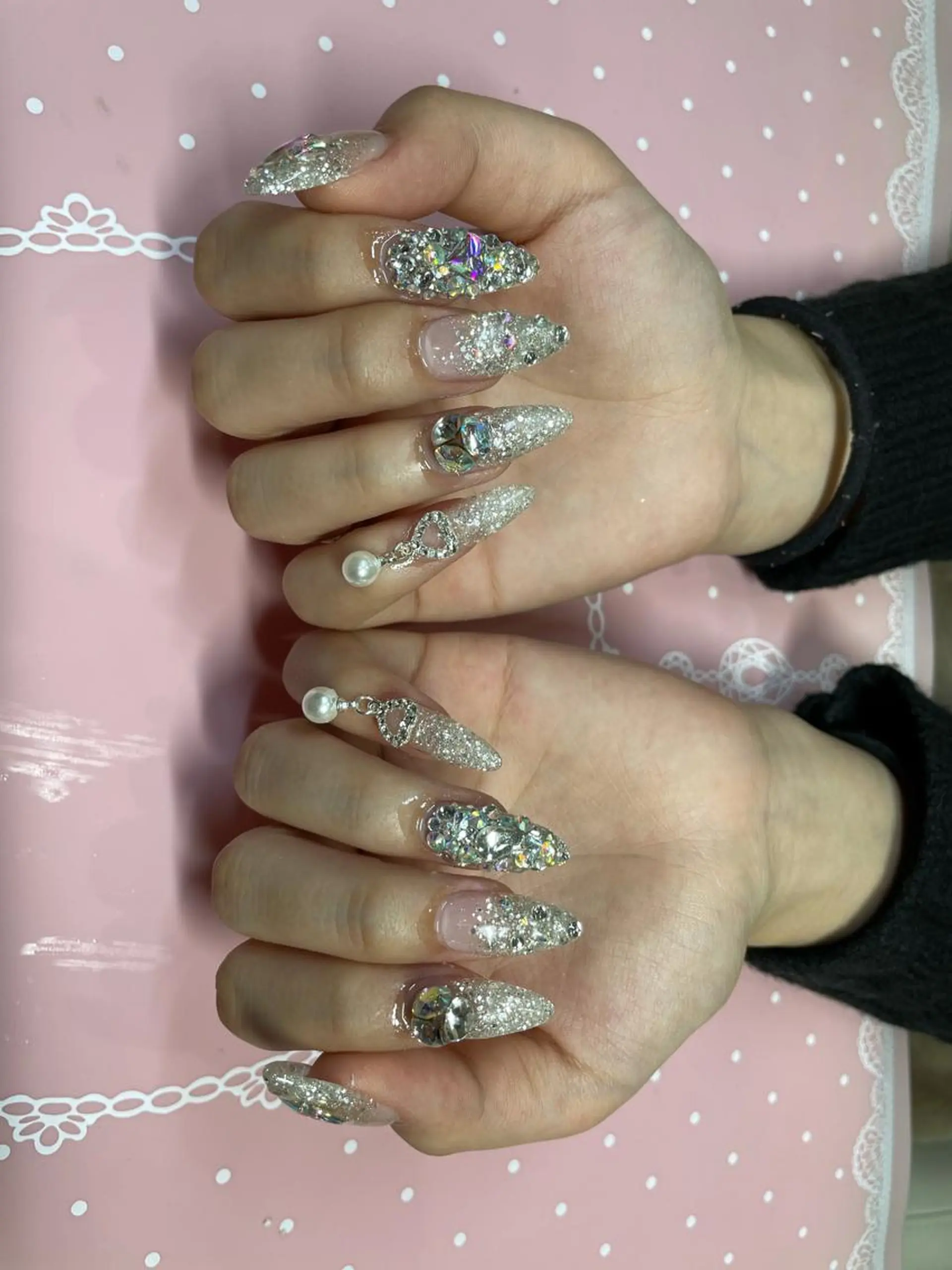 セミロング ネイル ハンドネイル 《LB》ラブリエ Nail&eyeのマツエク・マツパデザイン