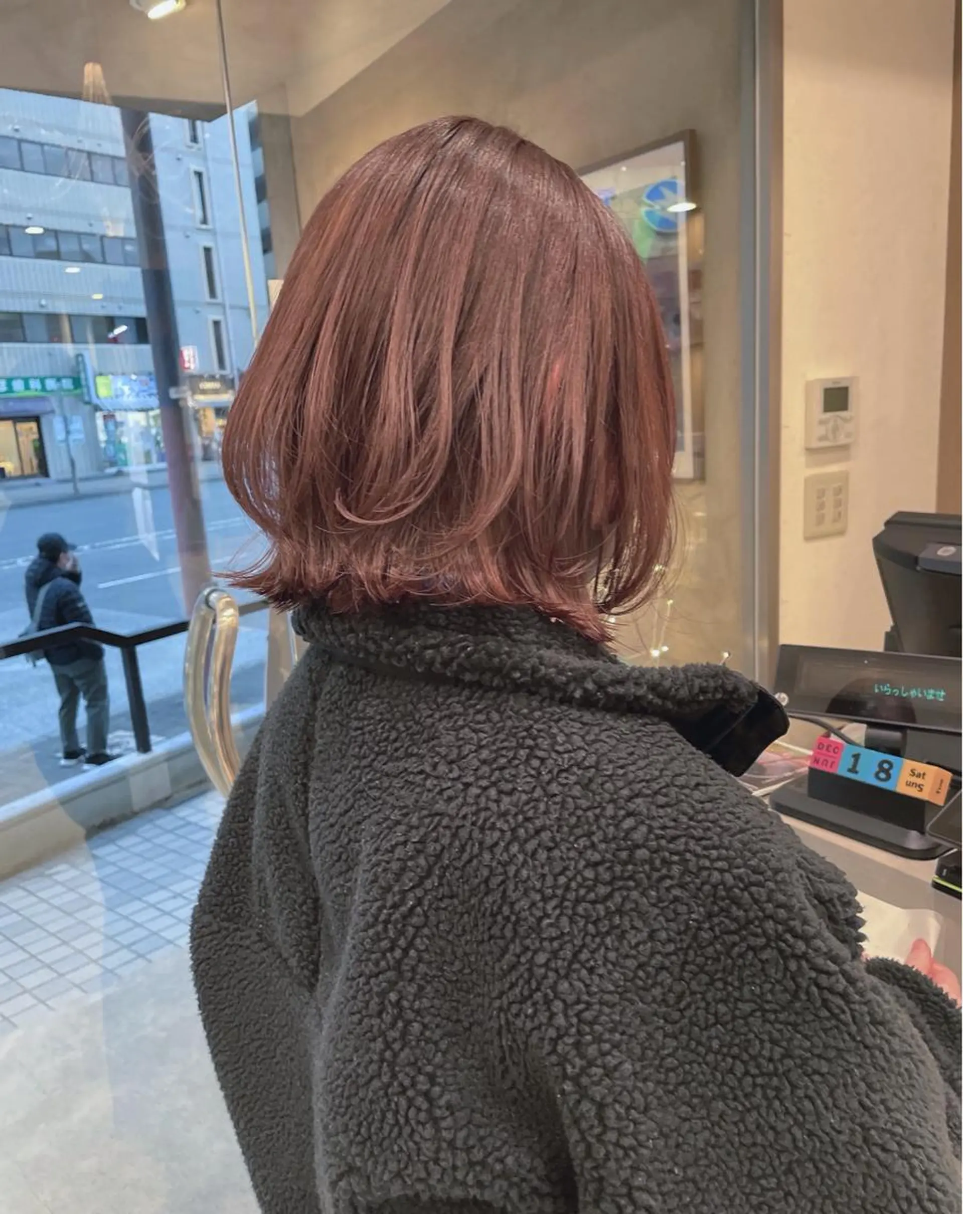 ショート カラー ボブレイヤー ボブ くびれヘア くびれレイヤー レイヤーカット Seiya/ sio.hairのヘアスタイル