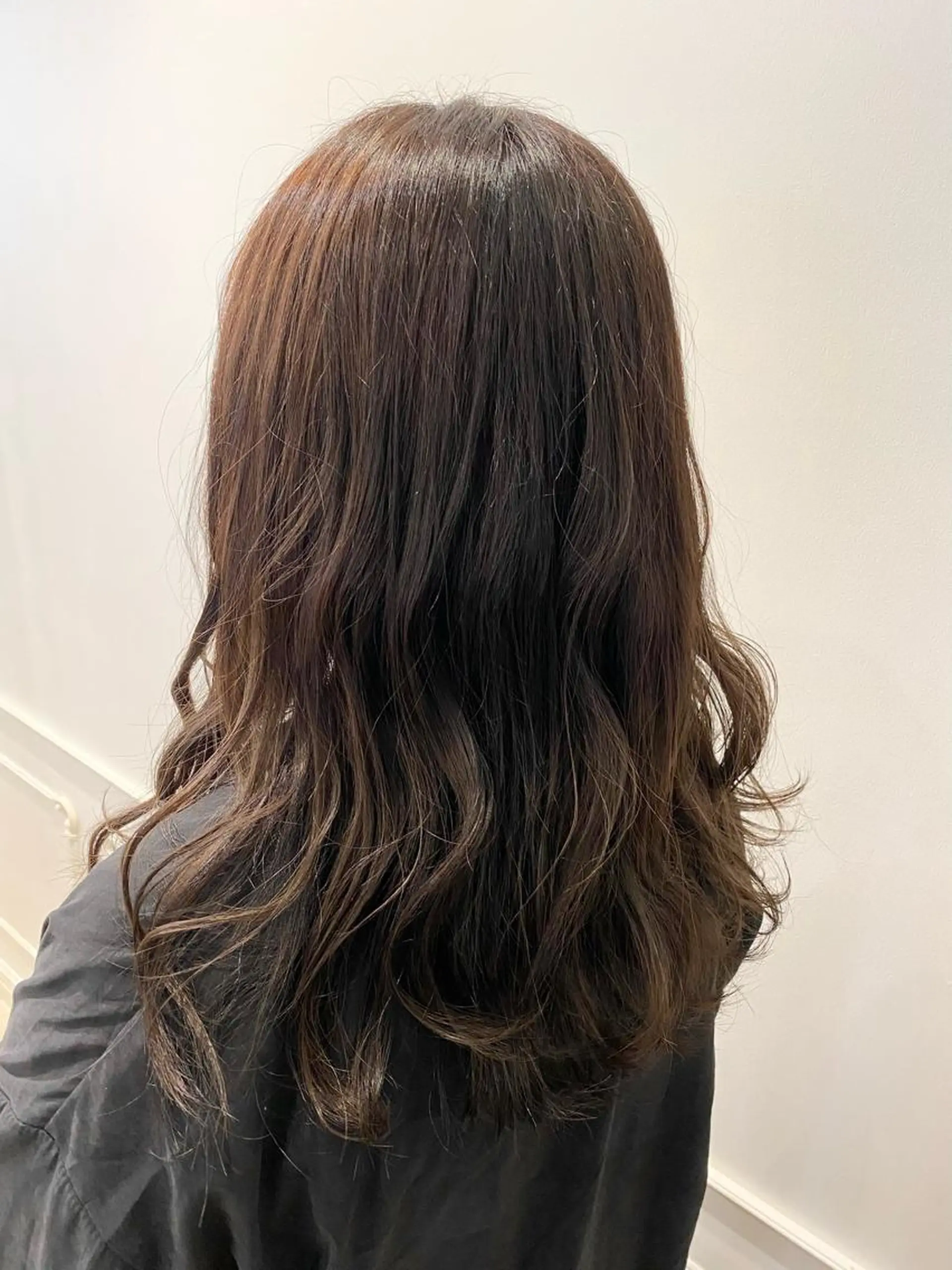 ロング ヘアカラー トリートメント 福田 里央のヘアスタイル