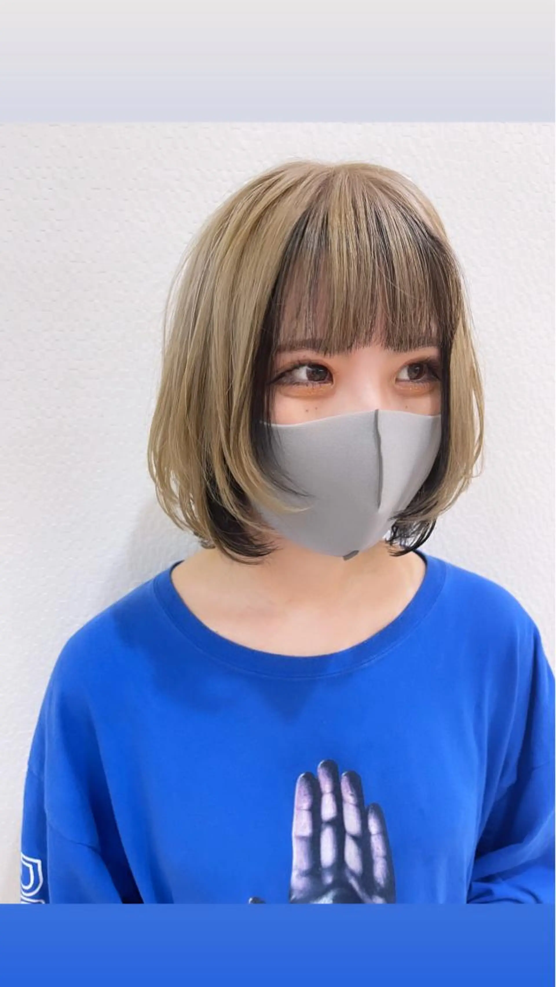 ミディアム 顔まわりレイヤー レイヤーカット カット 名古屋のピンク好き かずくん🦩のヘアスタイル