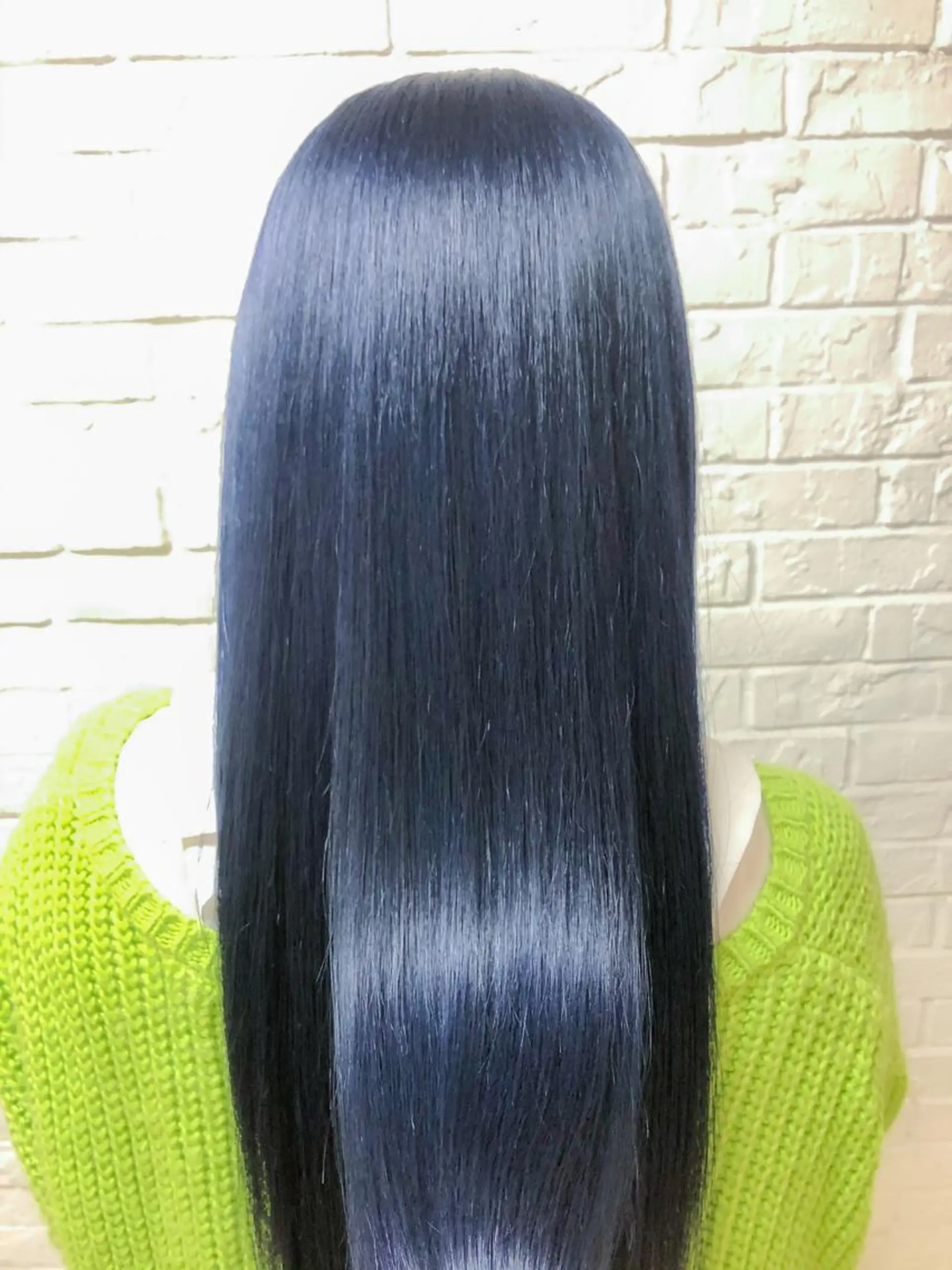 ロング カラー ネイビーカラー トリートメント ヘアカラー トリートメント エクステリピート率 No.1 菊池　悠介のヘアスタイル