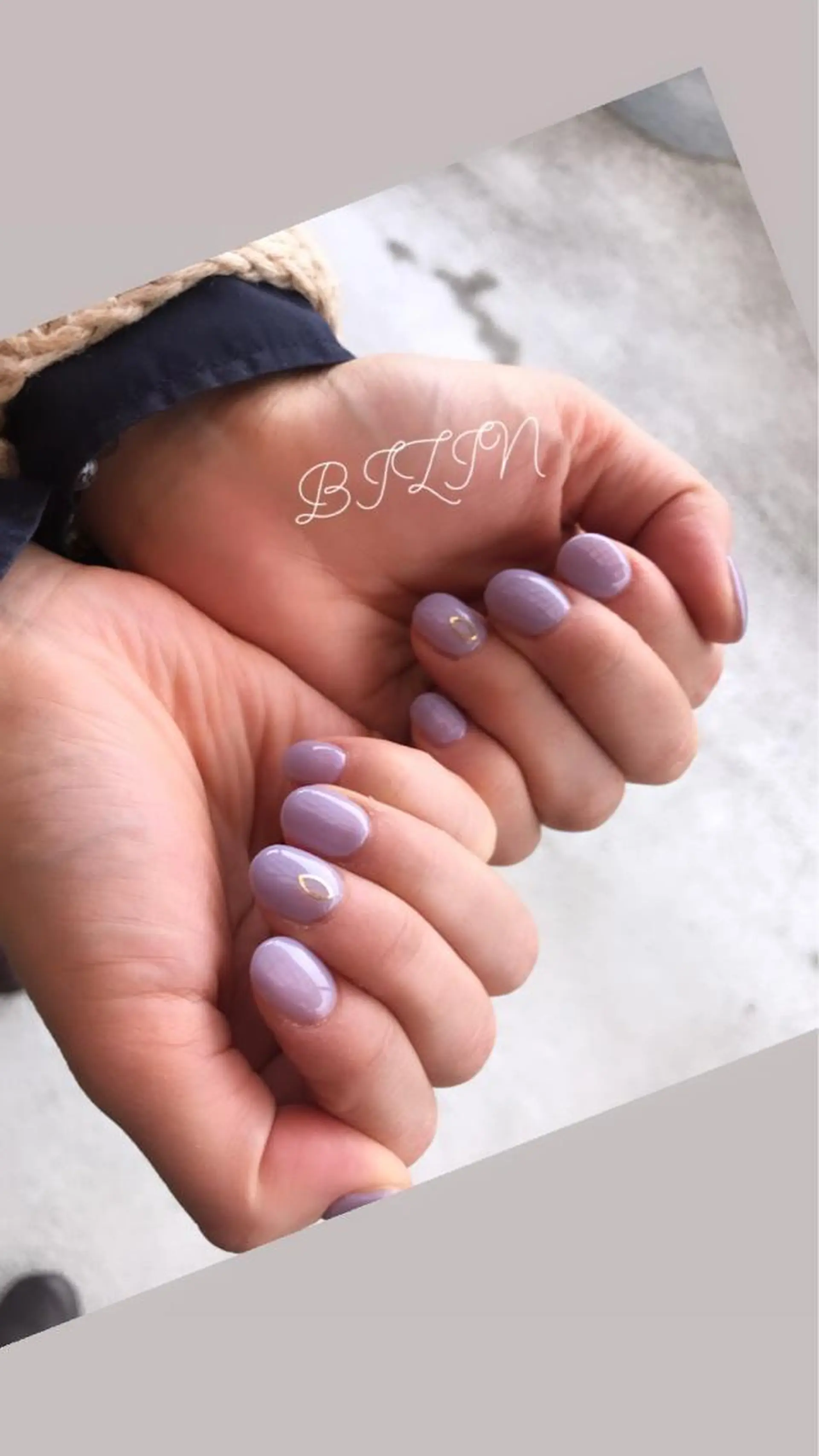 ネイル ストーンネイル 美尽  BIZIN所属・久々 もえみのネイルデザイン