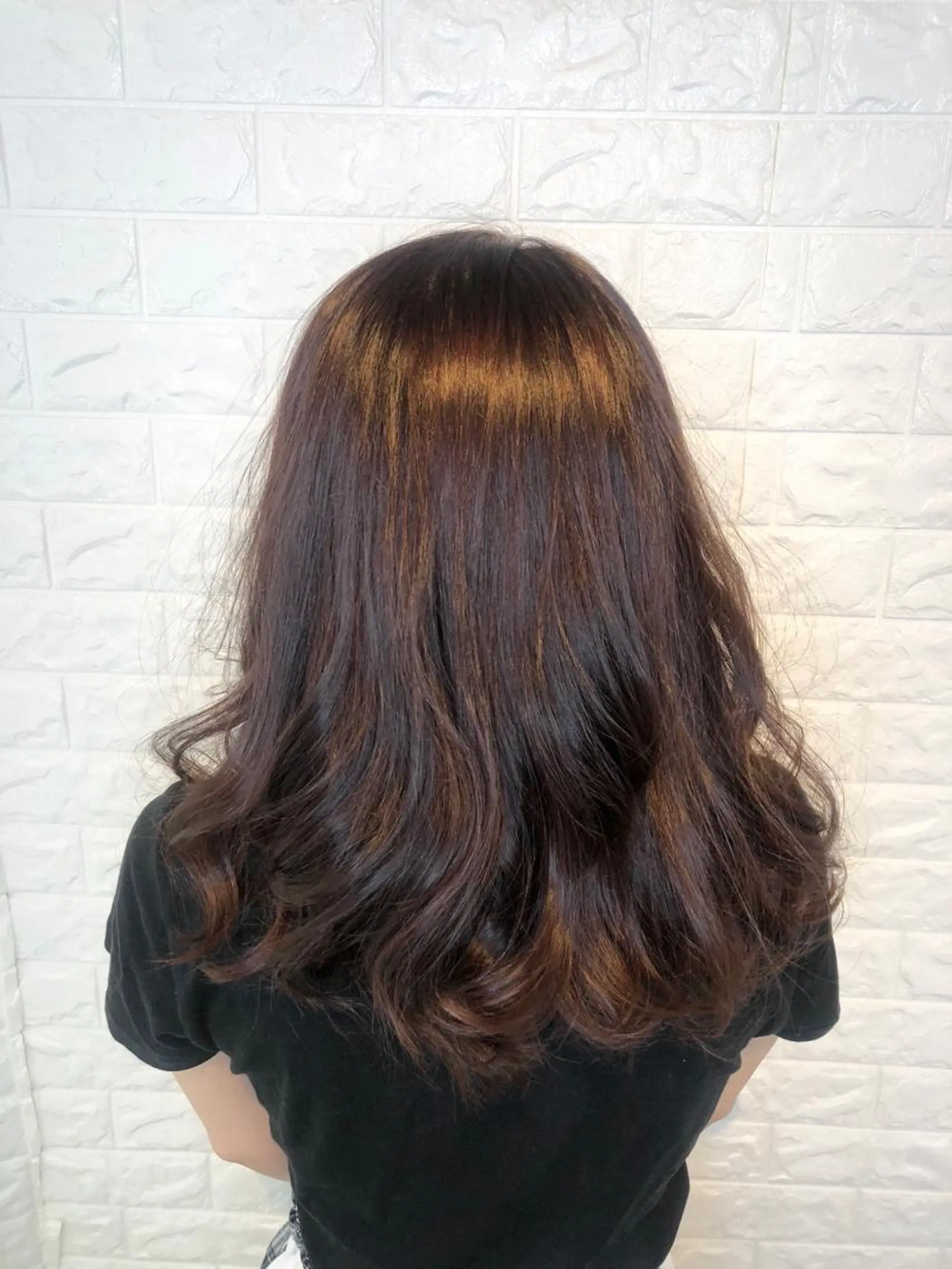 ミディアム 縮毛矯正/髪質改善 主税巧一のヘアスタイル