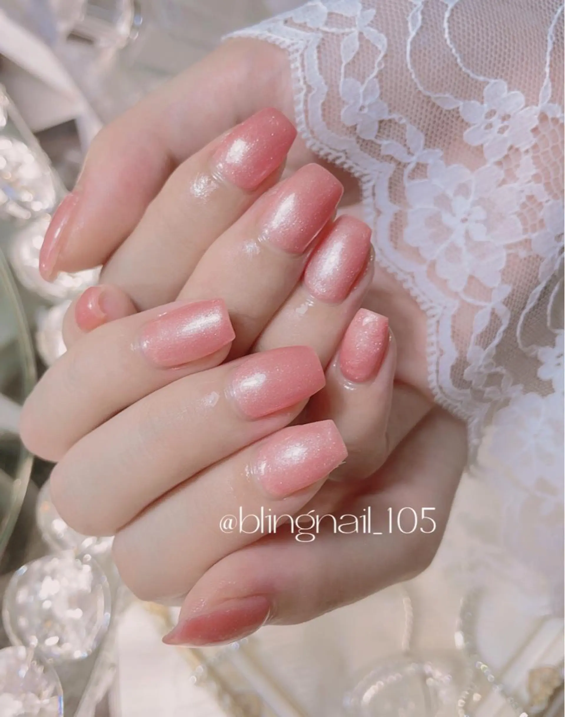 ネイル 23時まで❤︎韓国、 ワンホンネイルのネイルデザイン