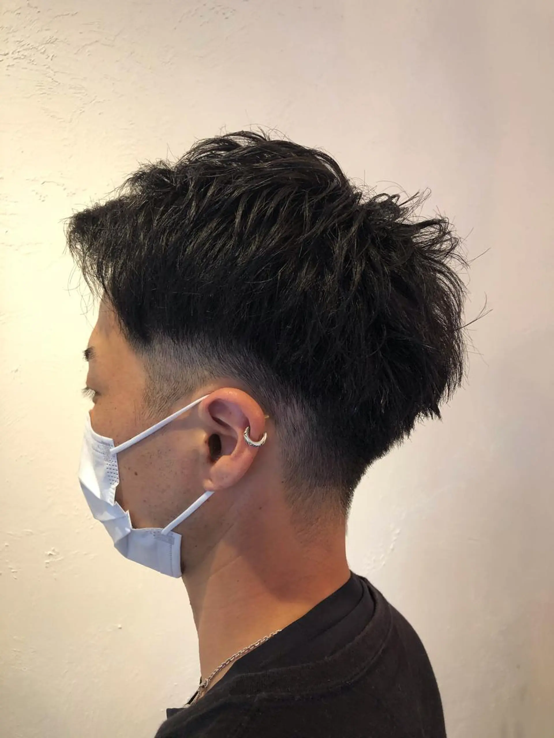 ショート カラー パーマ カット ⚡️メンズ/波巻き/ 片岡篤宣/水戸⚡️のヘアスタイル