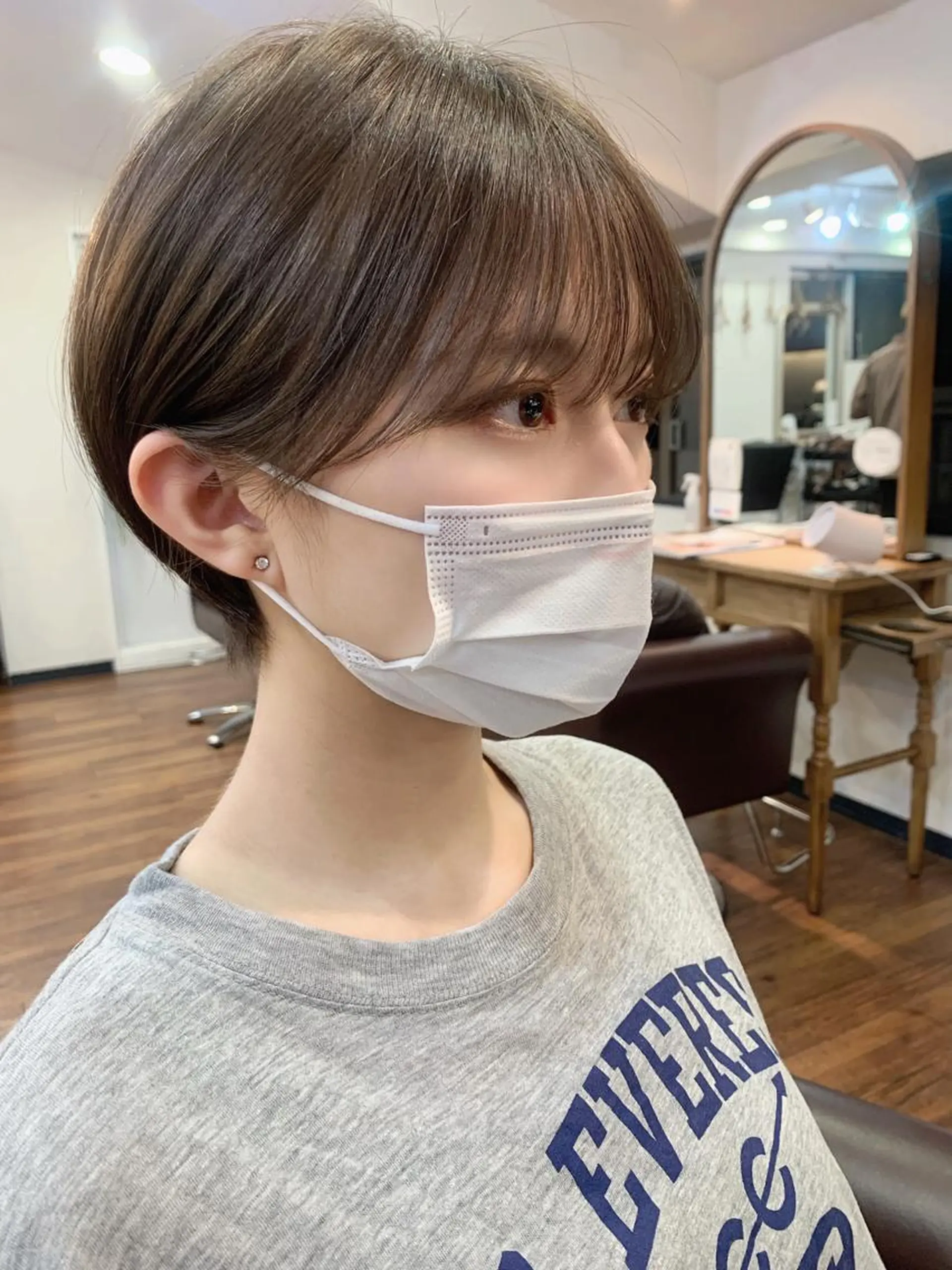 ショート 縮毛矯正/ショート/ レイヤー/畑中正敏のヘアスタイル