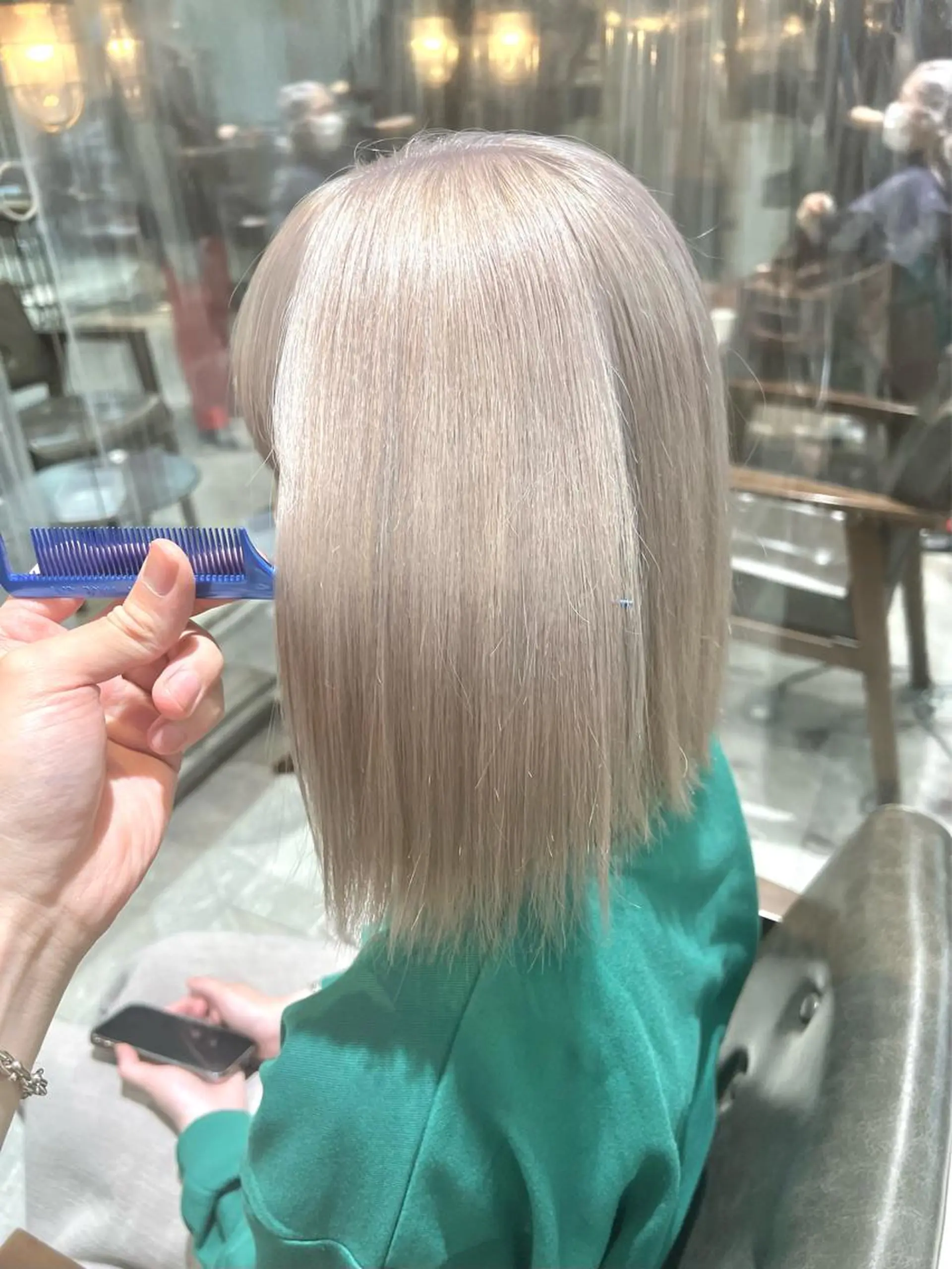 ミディアム カラー ヘアアレンジ ヘアカラー トリートメント ヘアセット 🌈インナーカラー ‘ショウマ’🌈のヘアスタイル