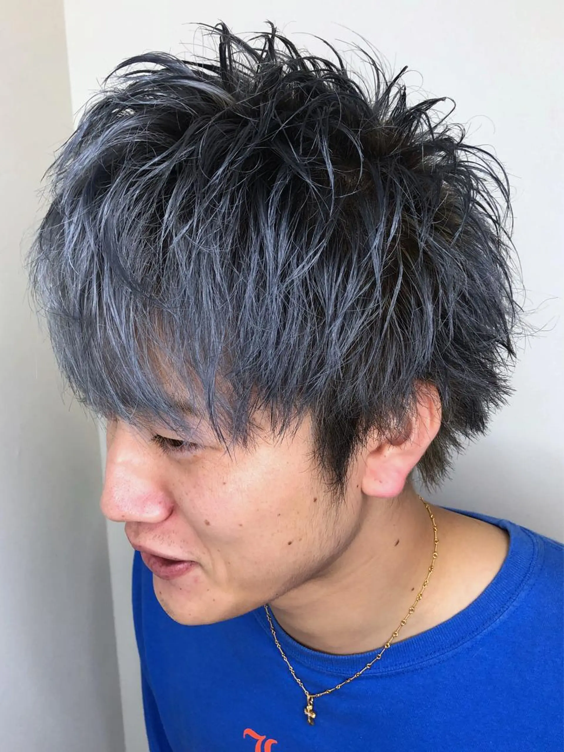 ショート カラー メンズ メンズヘア特化 崎田 成人のヘアスタイル