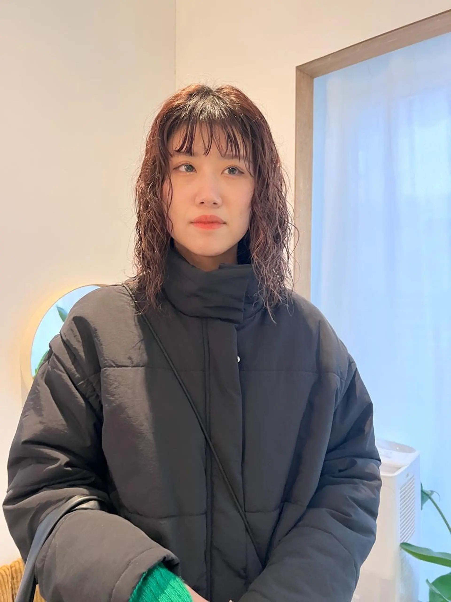 ミディアム パーマ ミディアムパーマ /癖毛パーマのヘアスタイル