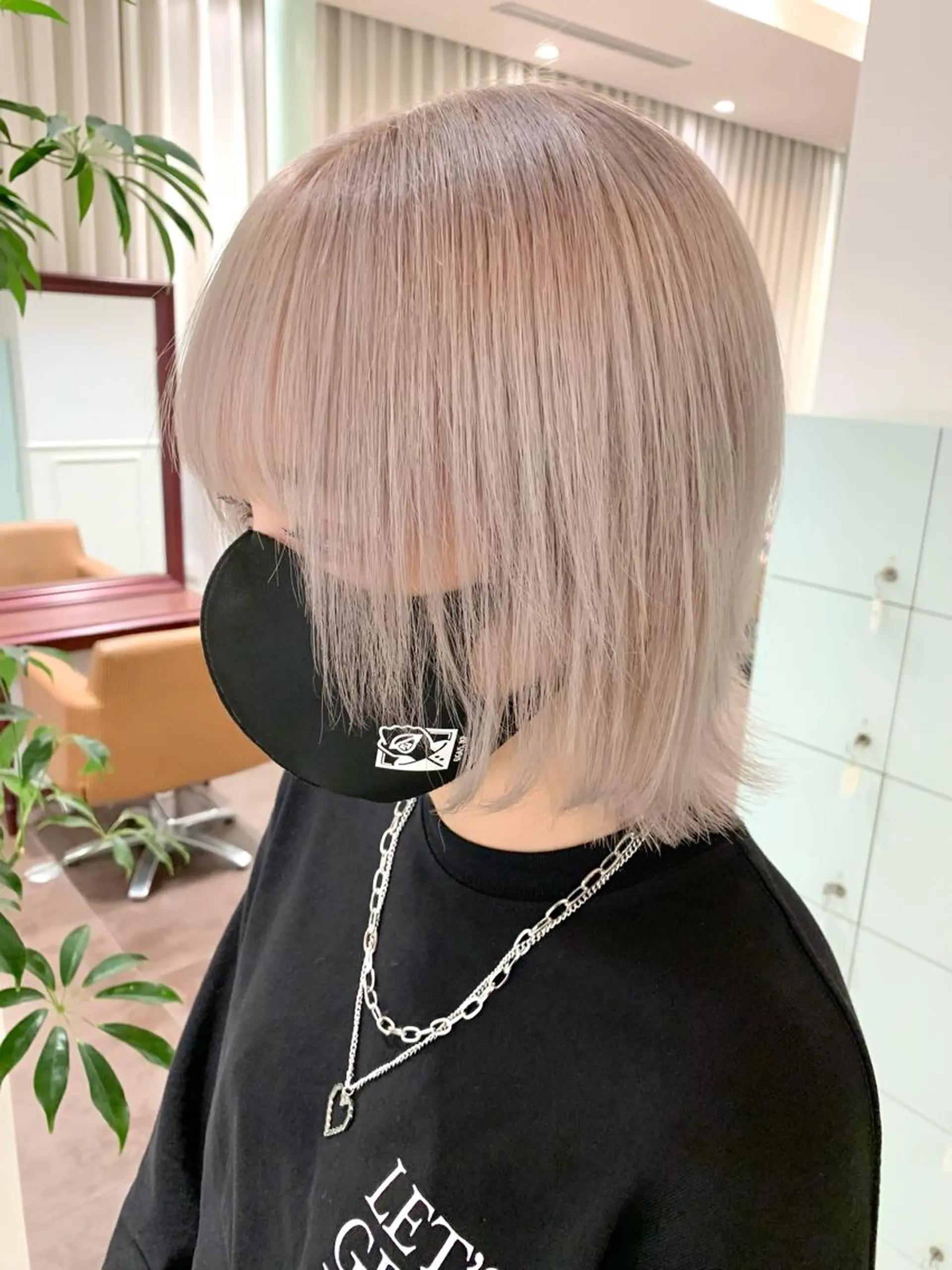 ミディアム 🍀ケアブリーチ カラー🍀坂井のヘアスタイル