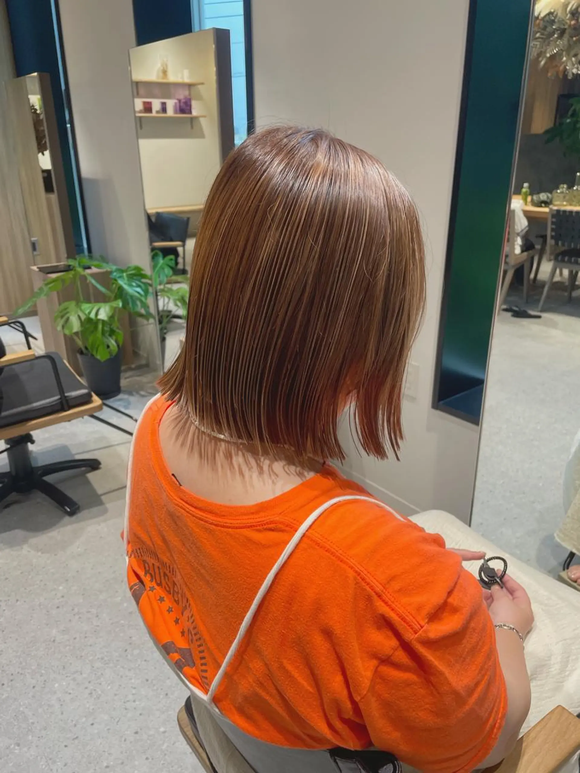 カラー ベージュカラー ラベンダーカラー カット ヘアカラー mai .のヘアスタイル