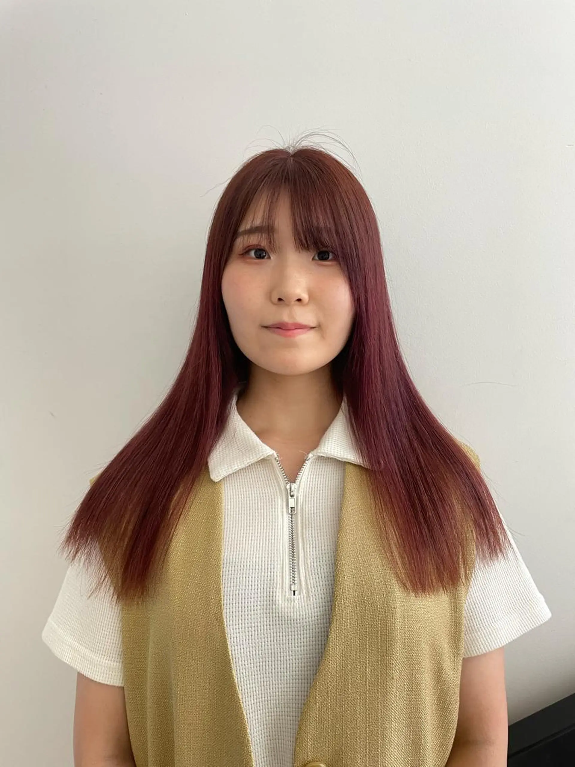 ロング カラー ヘアカラー 🌟暖色系ハイトーン 🌟AIのヘアスタイル