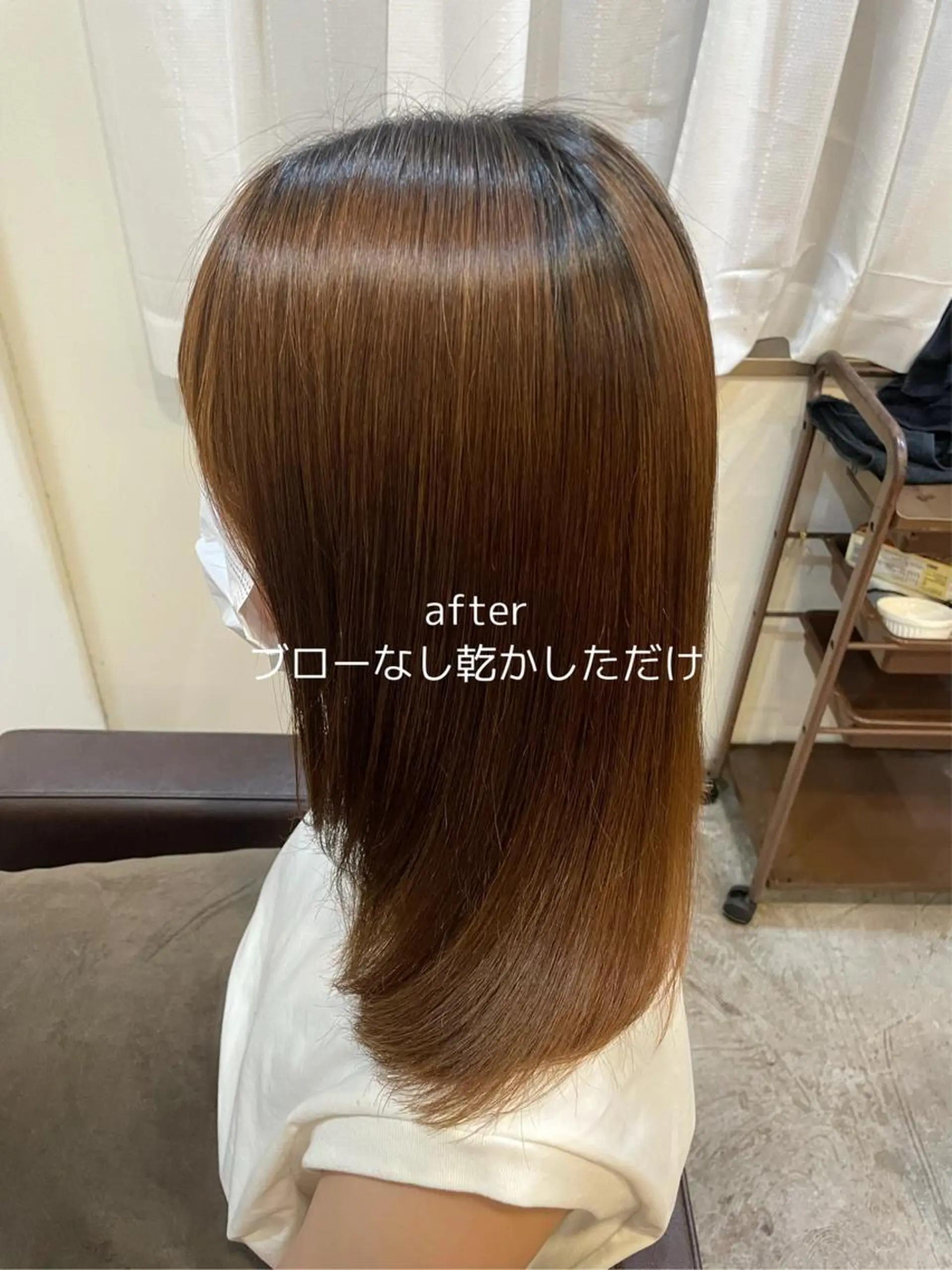 ロング 縮毛矯正×髪質改善 小笠原大樹のヘアスタイル