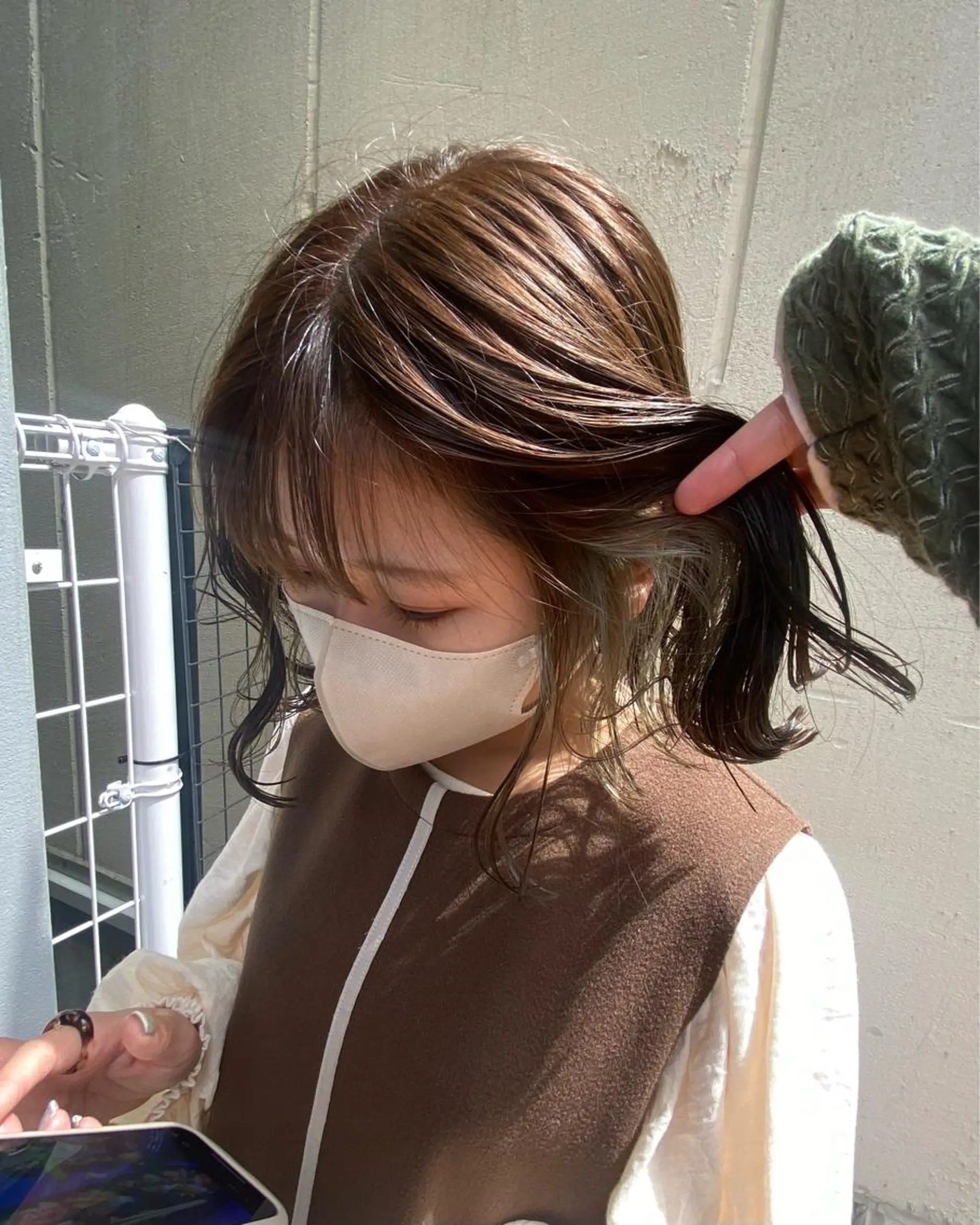 ショート F-card所属・shiga mariaのヘアスタイル