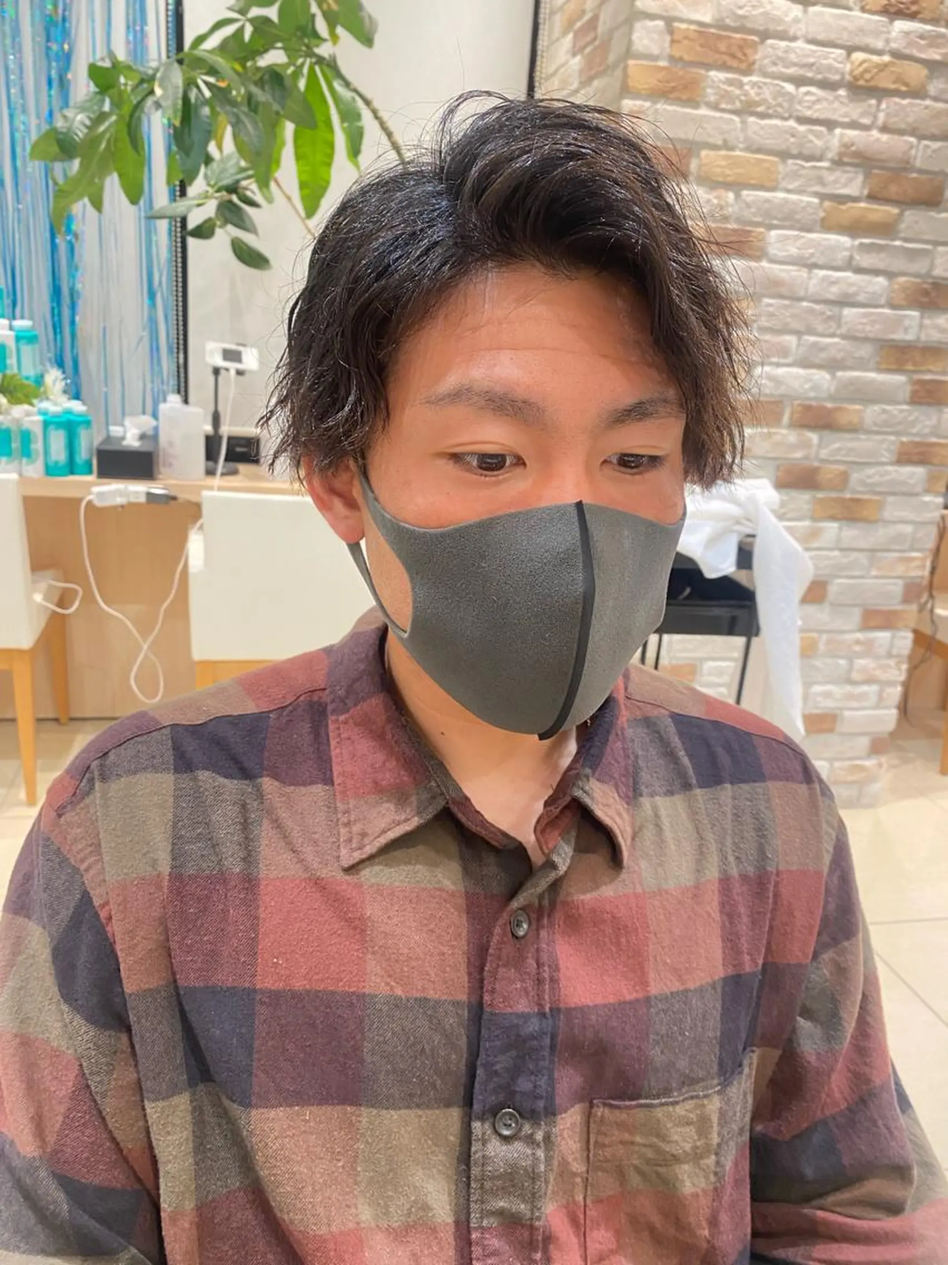 ショート メンズ 🩵波巻き／ツイスパ HARU💎のヘアスタイル