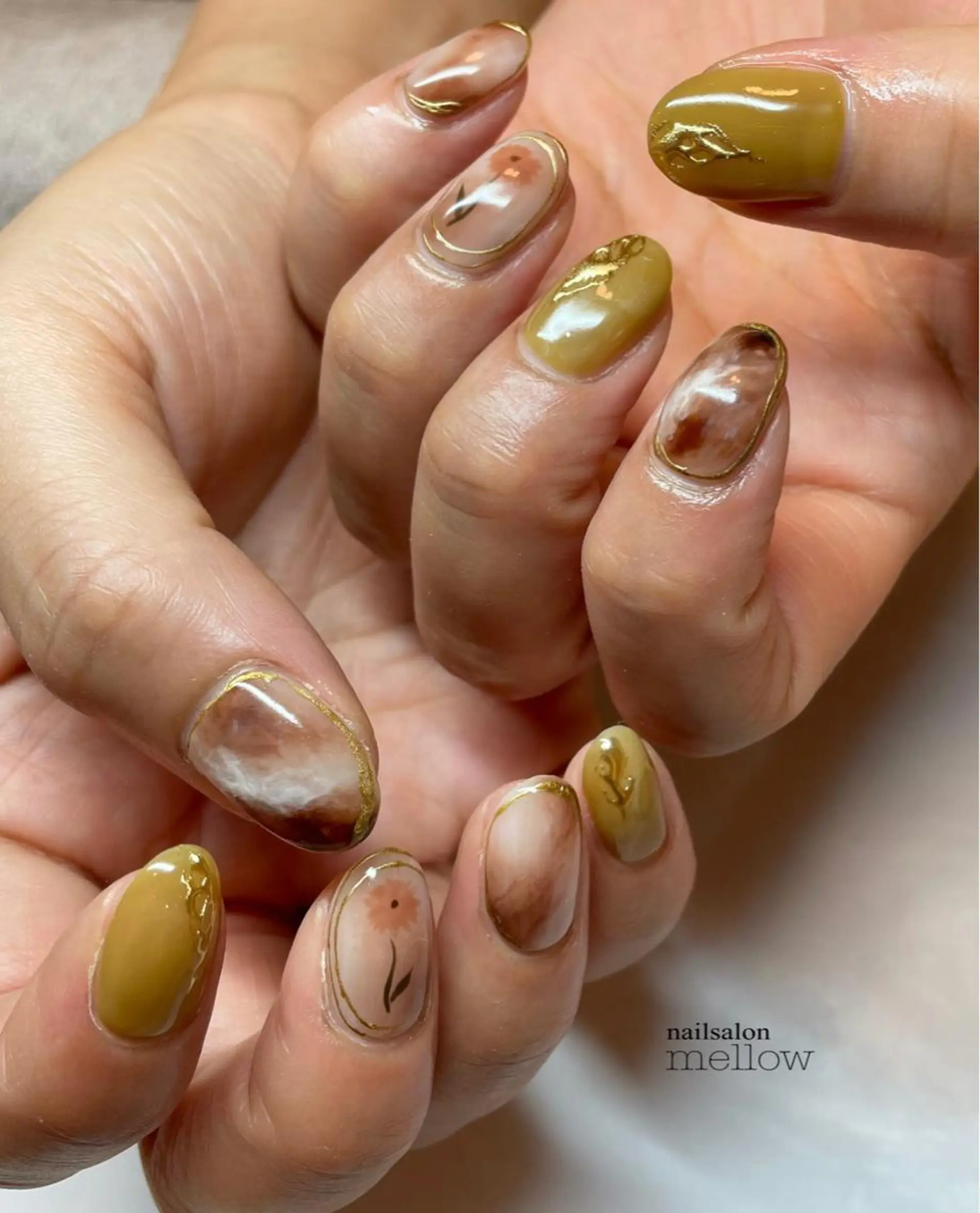 ネイル ニュアンスネイル 大山 浩美のネイルデザイン