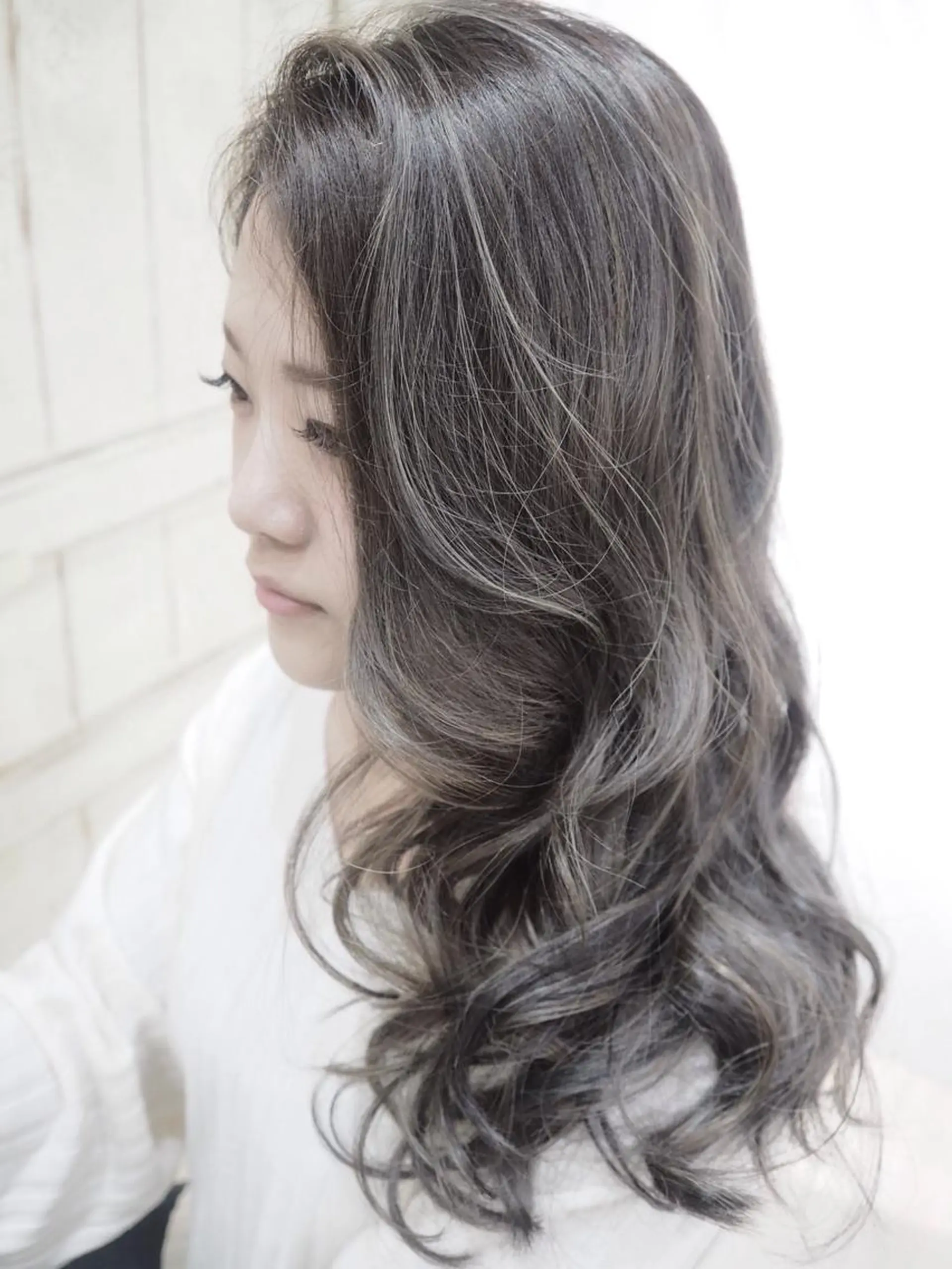 ロング アッシュ 【全部無料🙇】 おがわようしんのヘアスタイル