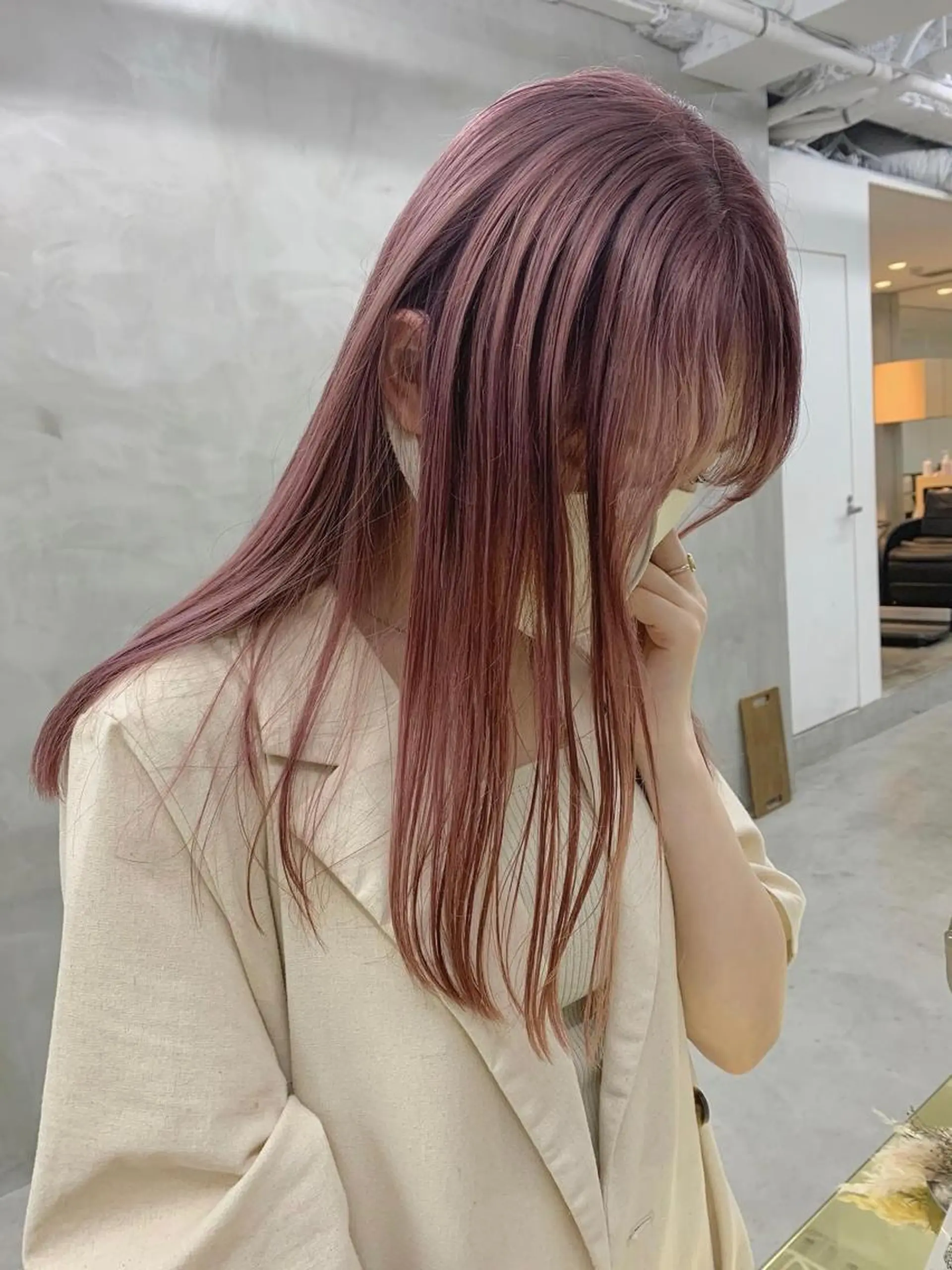 ロング カラー ブームボックス所属・🐝ハイトーンカラー hachi🐝のヘアスタイル