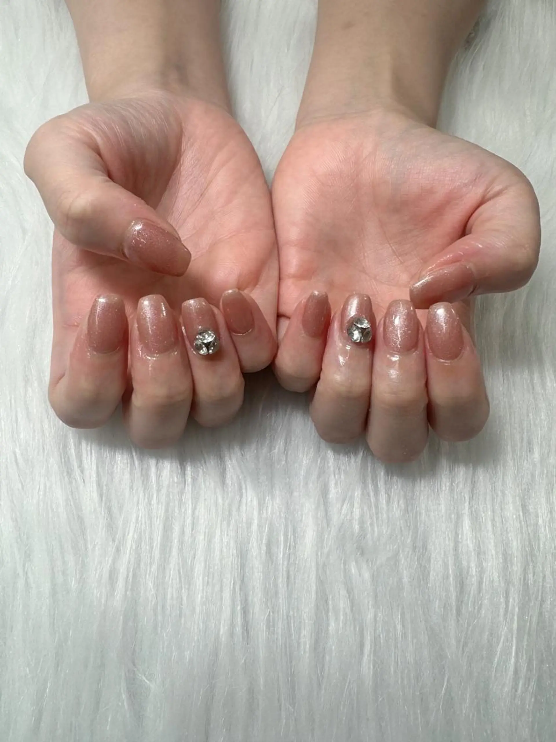 ネイル グラデーション ラメ(グリッター) ラメグラデーション ワンカラーネイル ハンドネイル E nail ネイリストのネイルデザイン