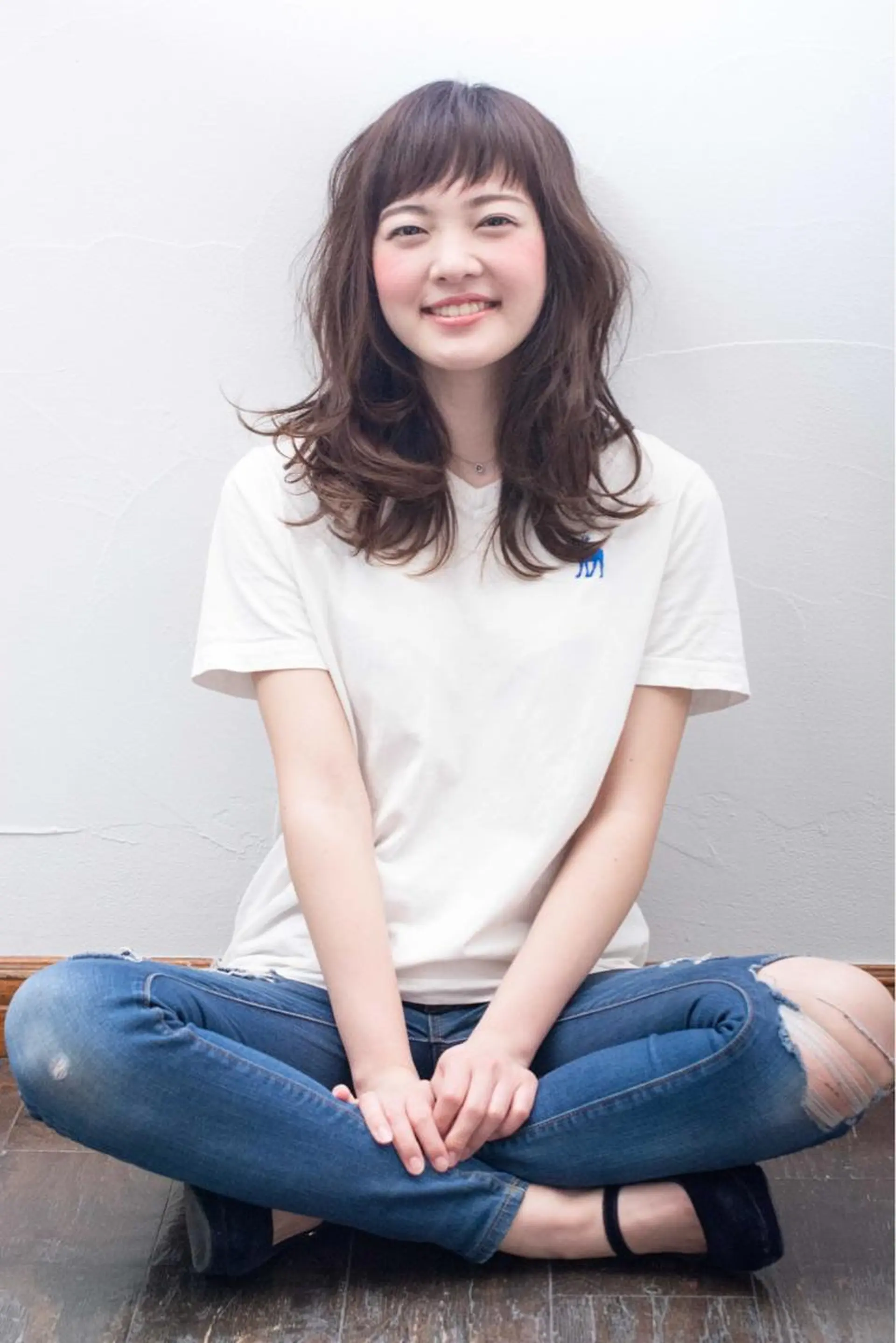 セミロング La Ruelle 江曽島店/髪質改善のヘアスタイル