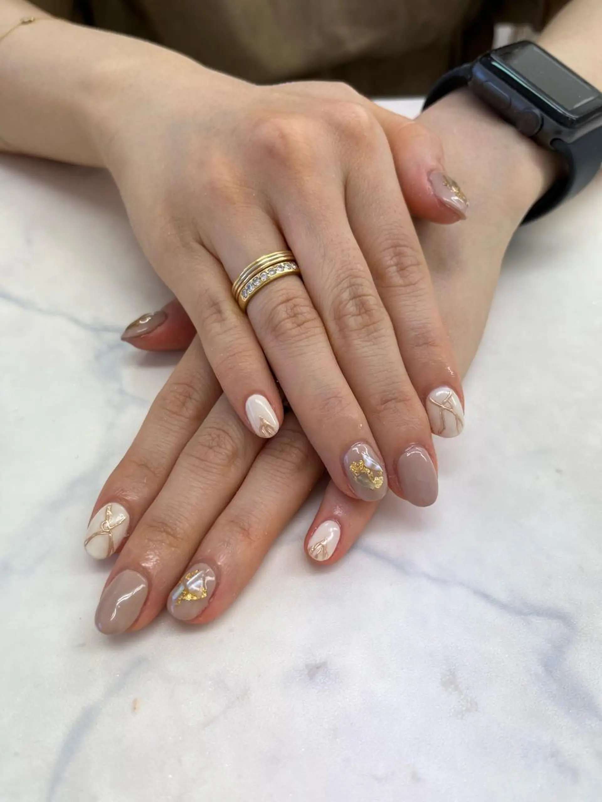 ネイル ニュアンスネイル nail salon Crea　門前仲町店所属・CREA Maiのネイルデザイン