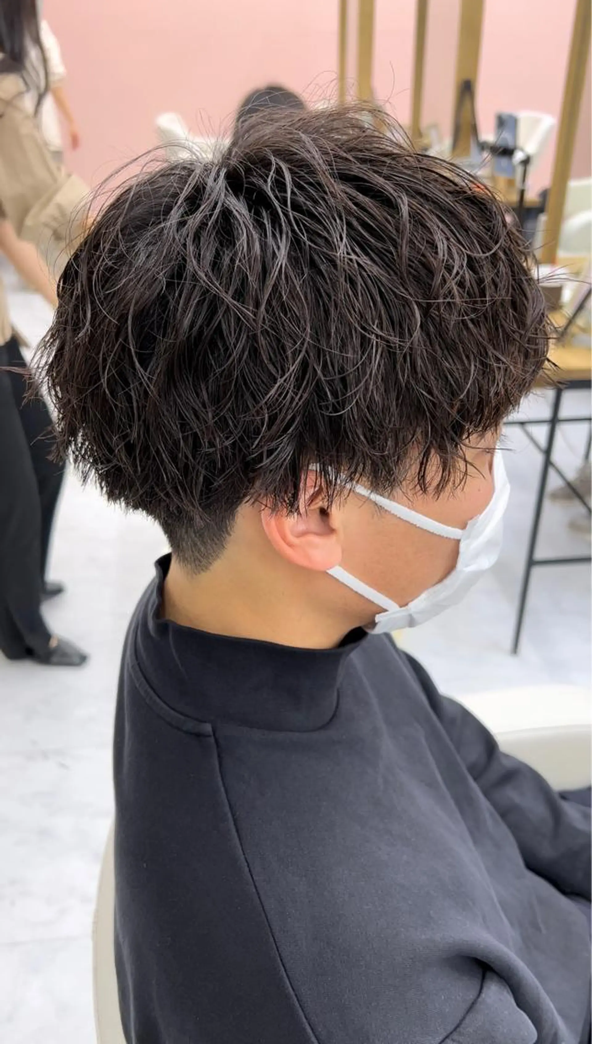 パーマ メンズ カット パーマ .Hallis所属・🔥メンズ特化🔥 永瀬椋のヘアスタイル