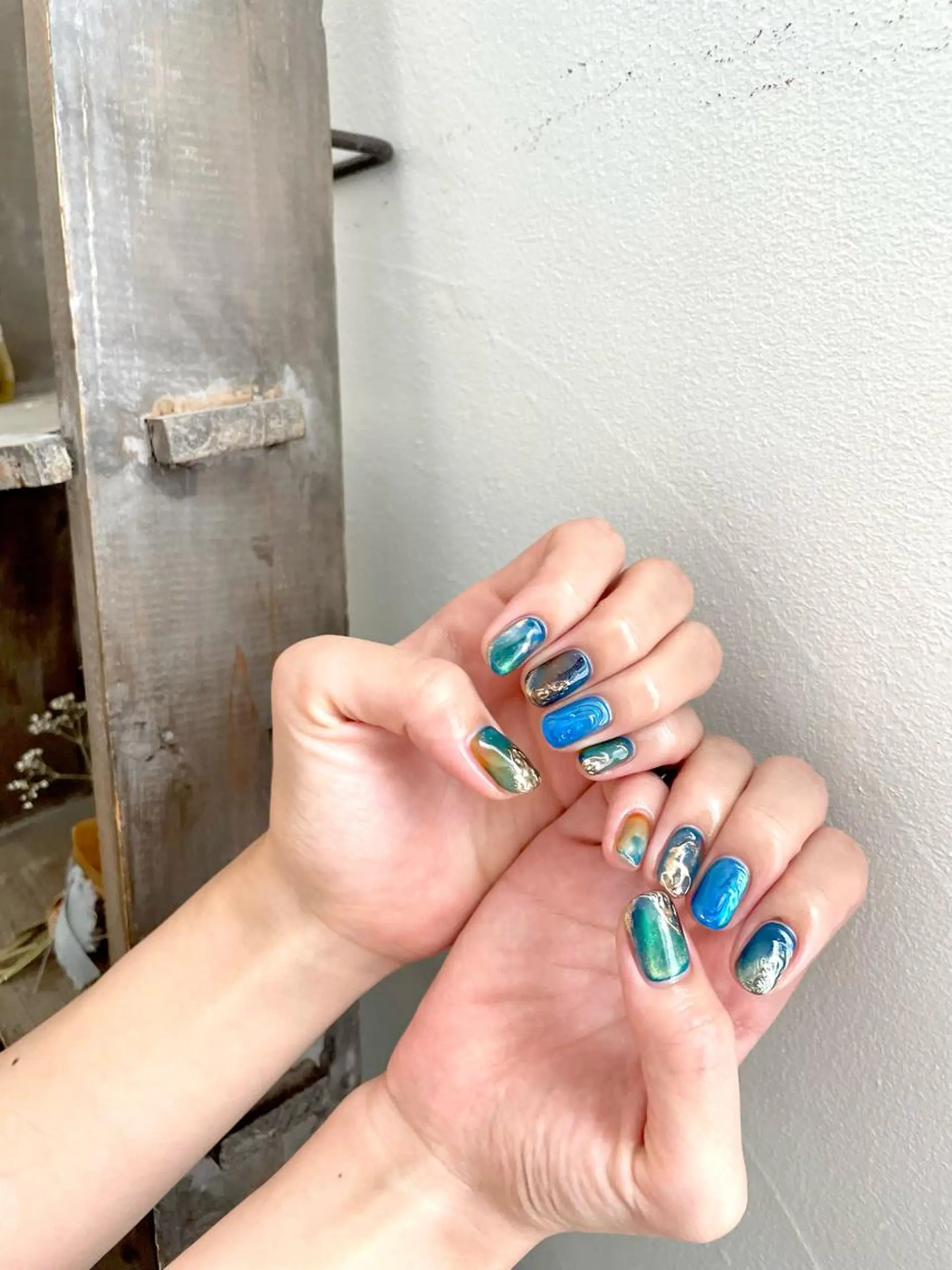 ネイル ハンドネイル フットネイル 甲府市徳行 🧸prunelleのネイルデザイン