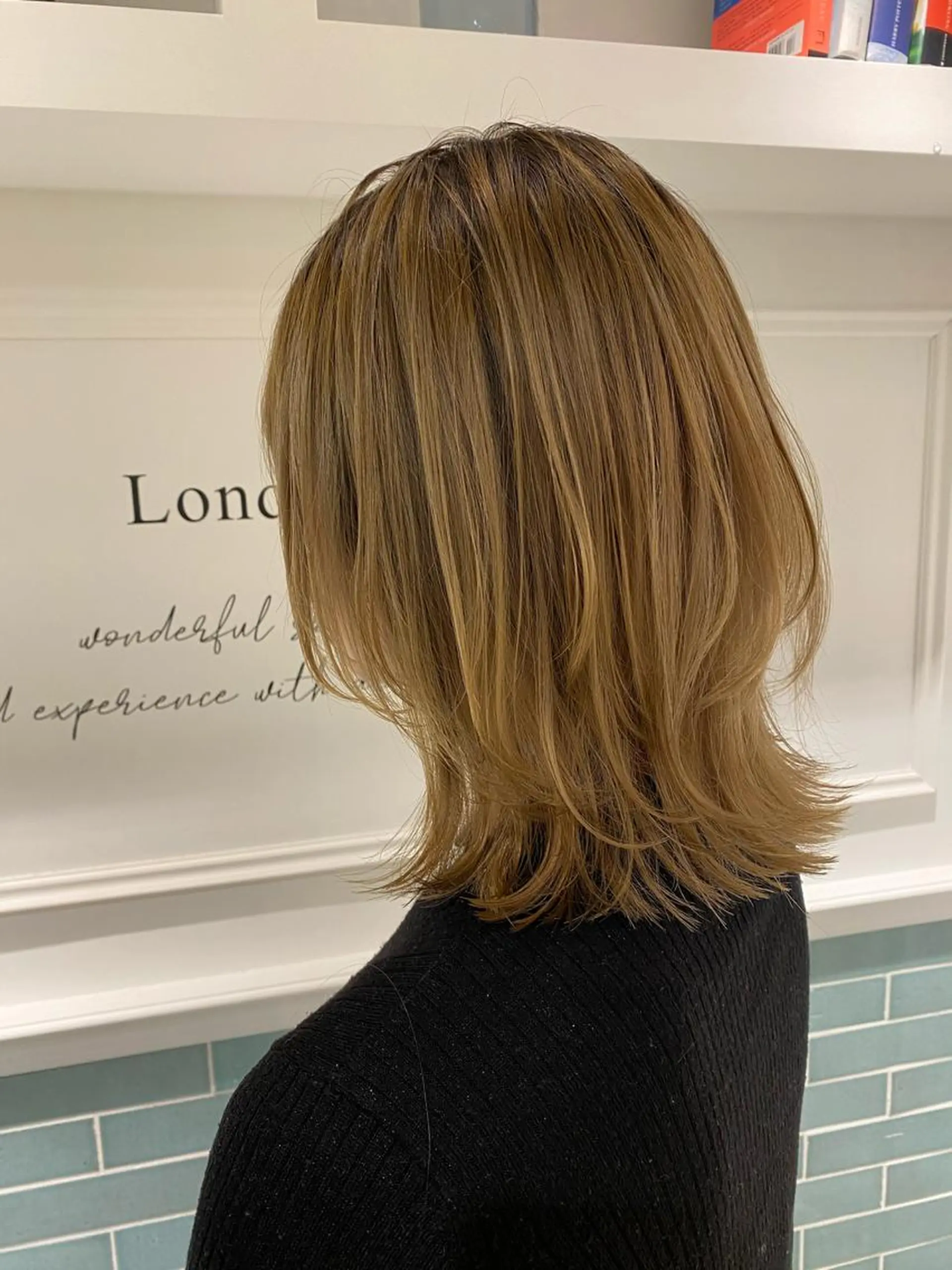 ミディアム 髪質改善レイヤー/ ボブたんの翔太のヘアスタイル