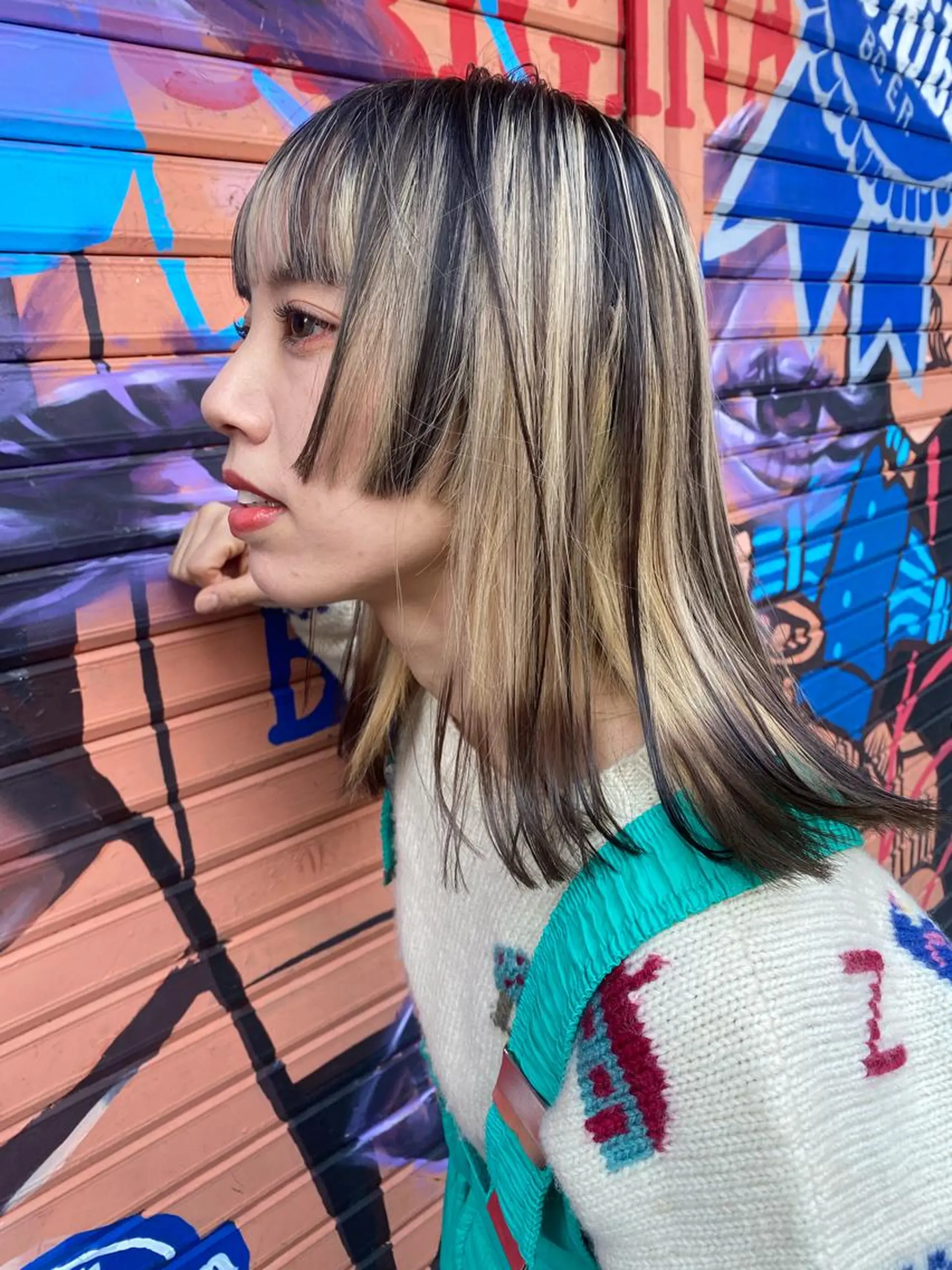 ミディアム ヘアカラー doorbell hair living所属・door bell 心斎橋のその他イメージ