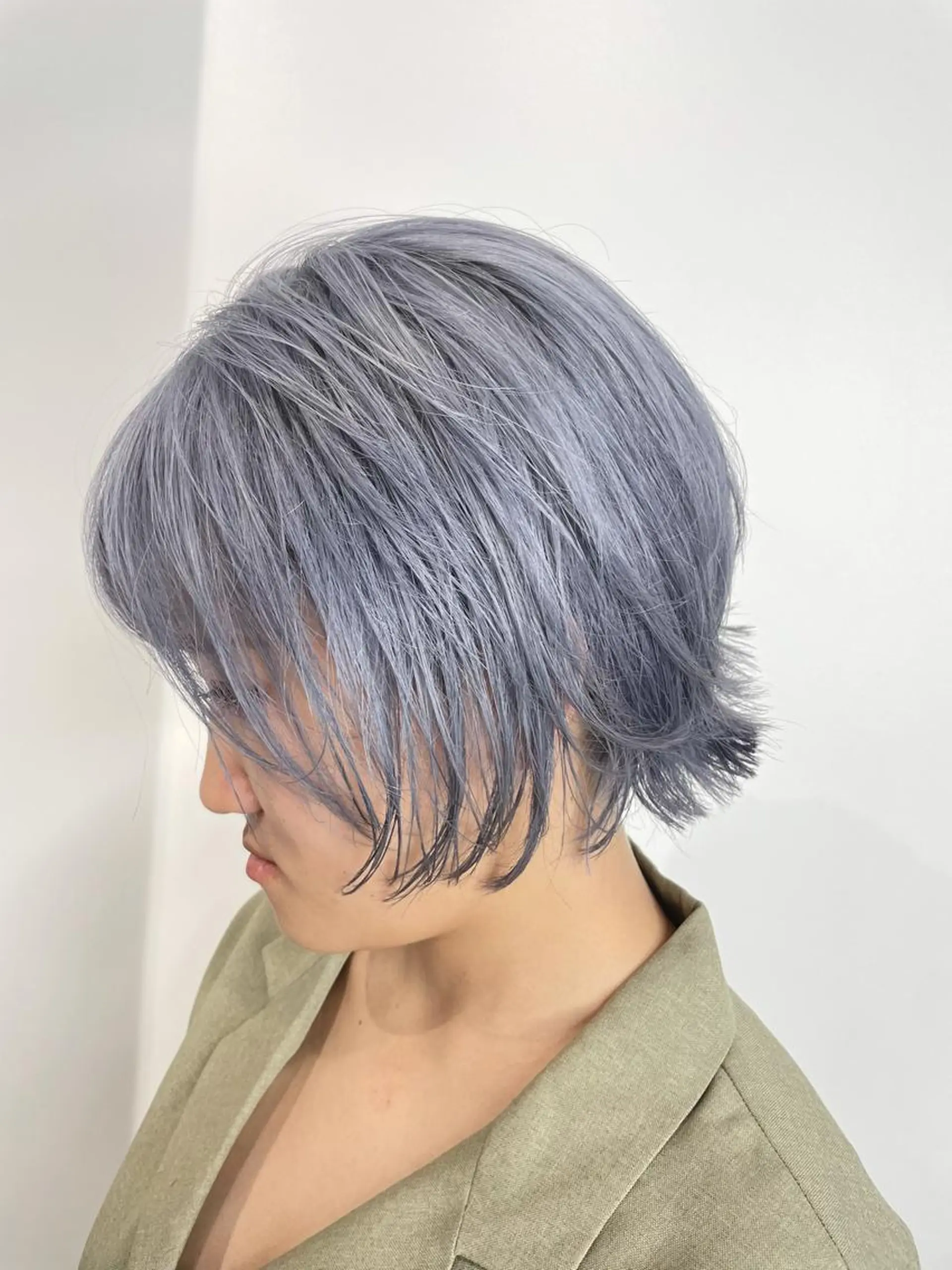 ロング カラー ヘアアレンジ メンズ ⭐️柏木皇気ブリーチ ムラ修正/他店直しのヘアスタイル