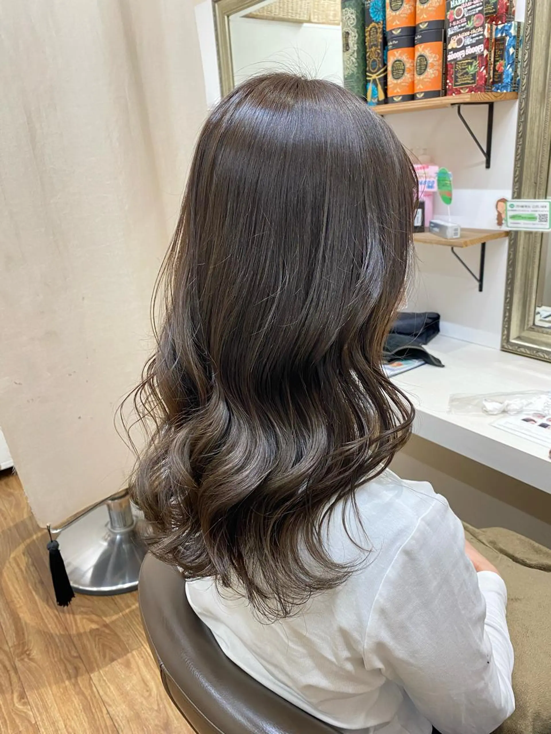 ロング カラー 透明感カラー/韓国 ヘア🩶yuri🩵のヘアスタイル