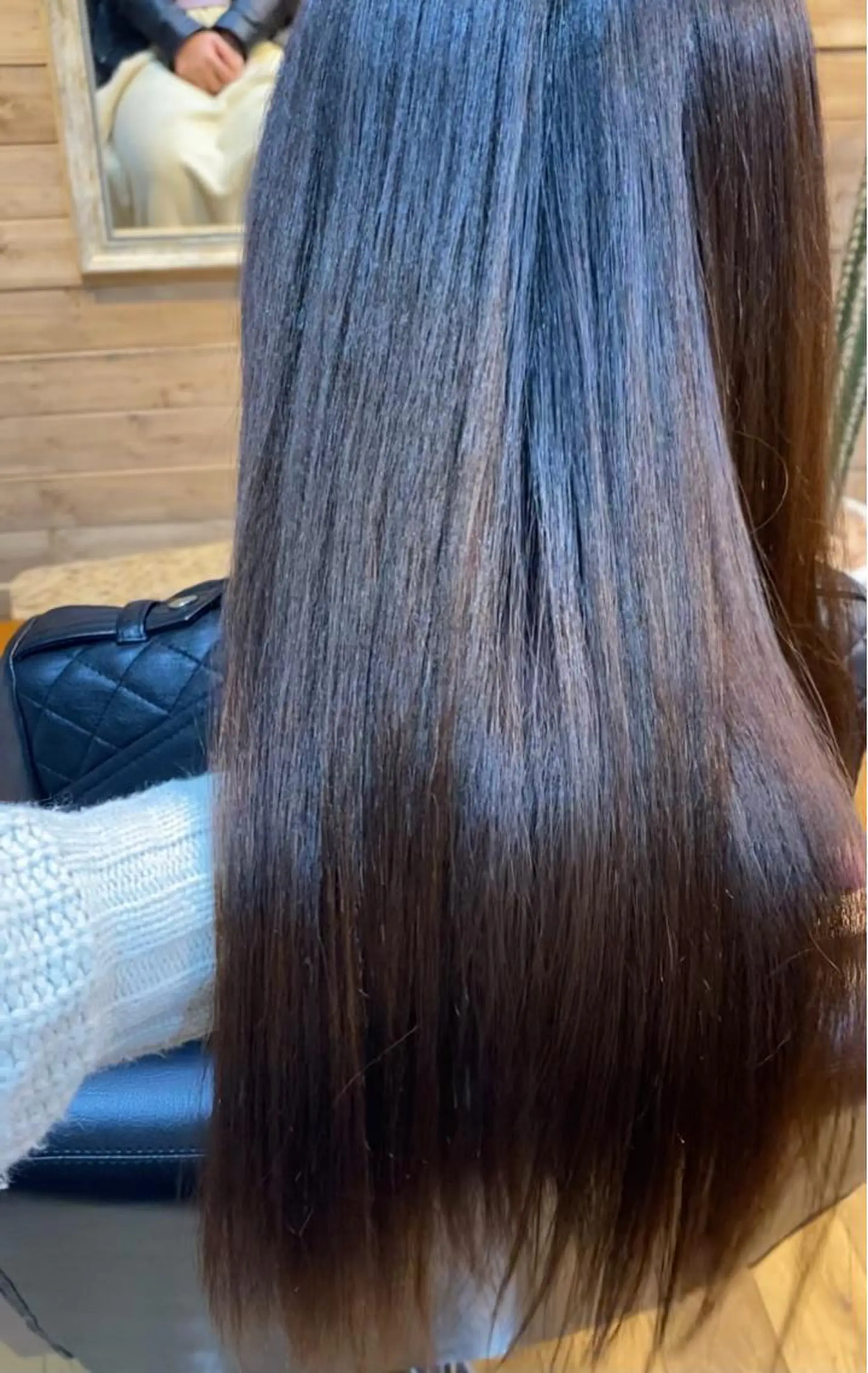 ロング カット 縮毛矯正 トリートメント 髪質改善🌟透明感 🌟三塚有紀子のヘアスタイル